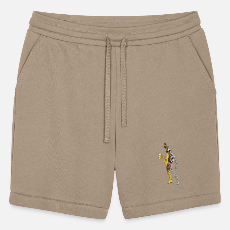 Banana Skeleton Drinking Beer Halloween Spooky