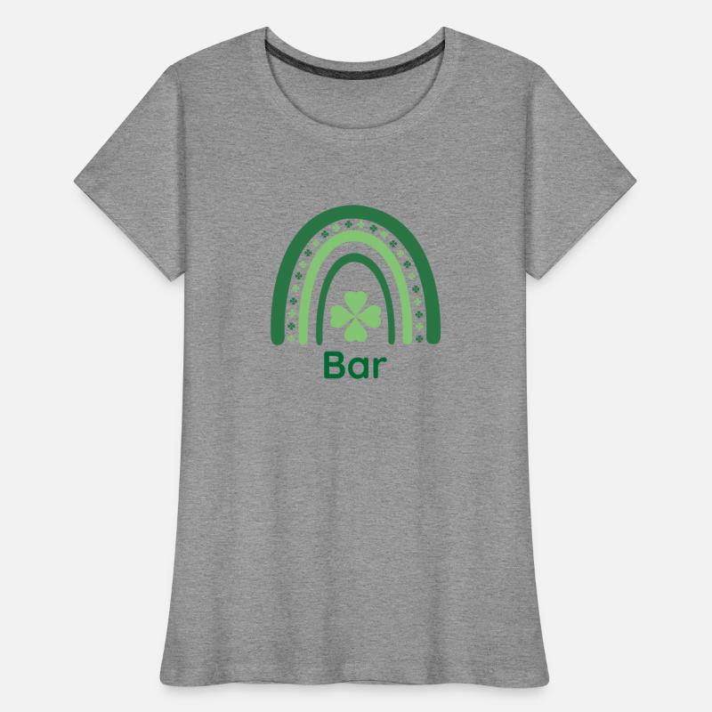 Bar Clover Charm Boho Rainbow