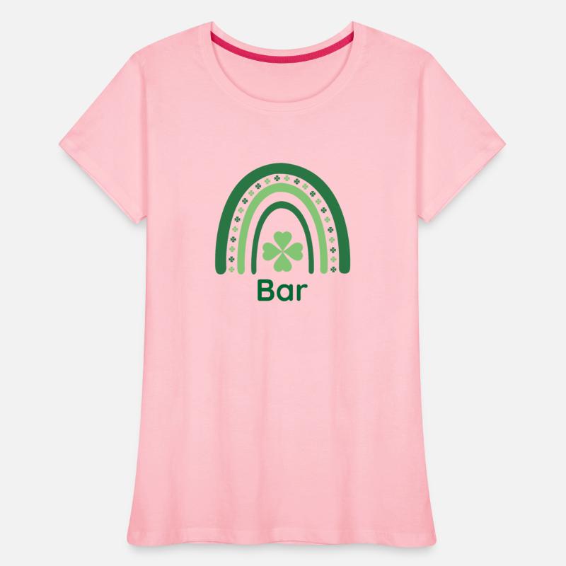 Bar Clover Charm Boho Rainbow