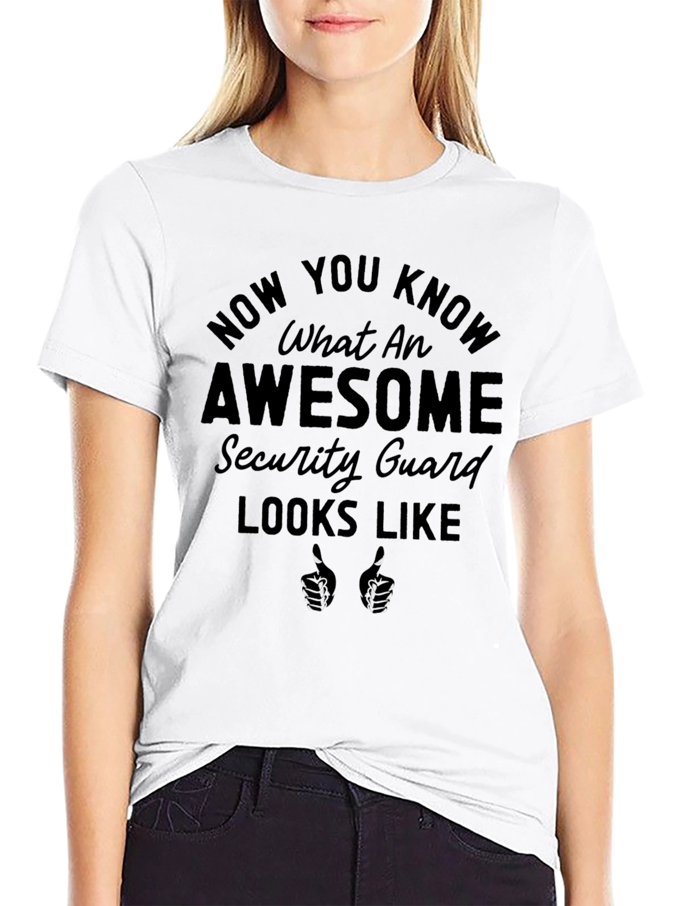 Awesome Security Guard T-Shirt - Black