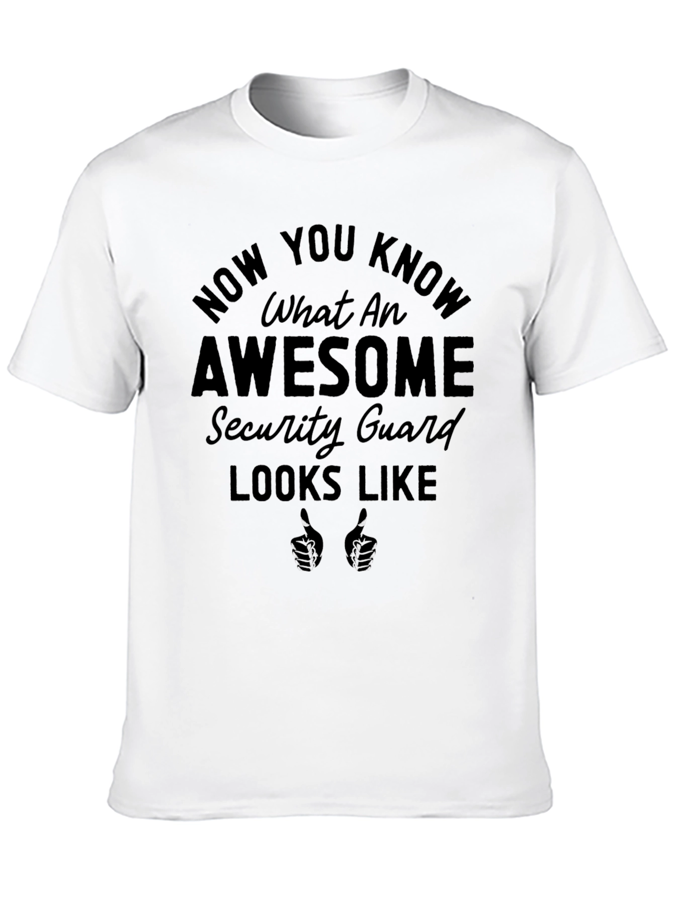 Awesome Security Guard T-Shirt - Black