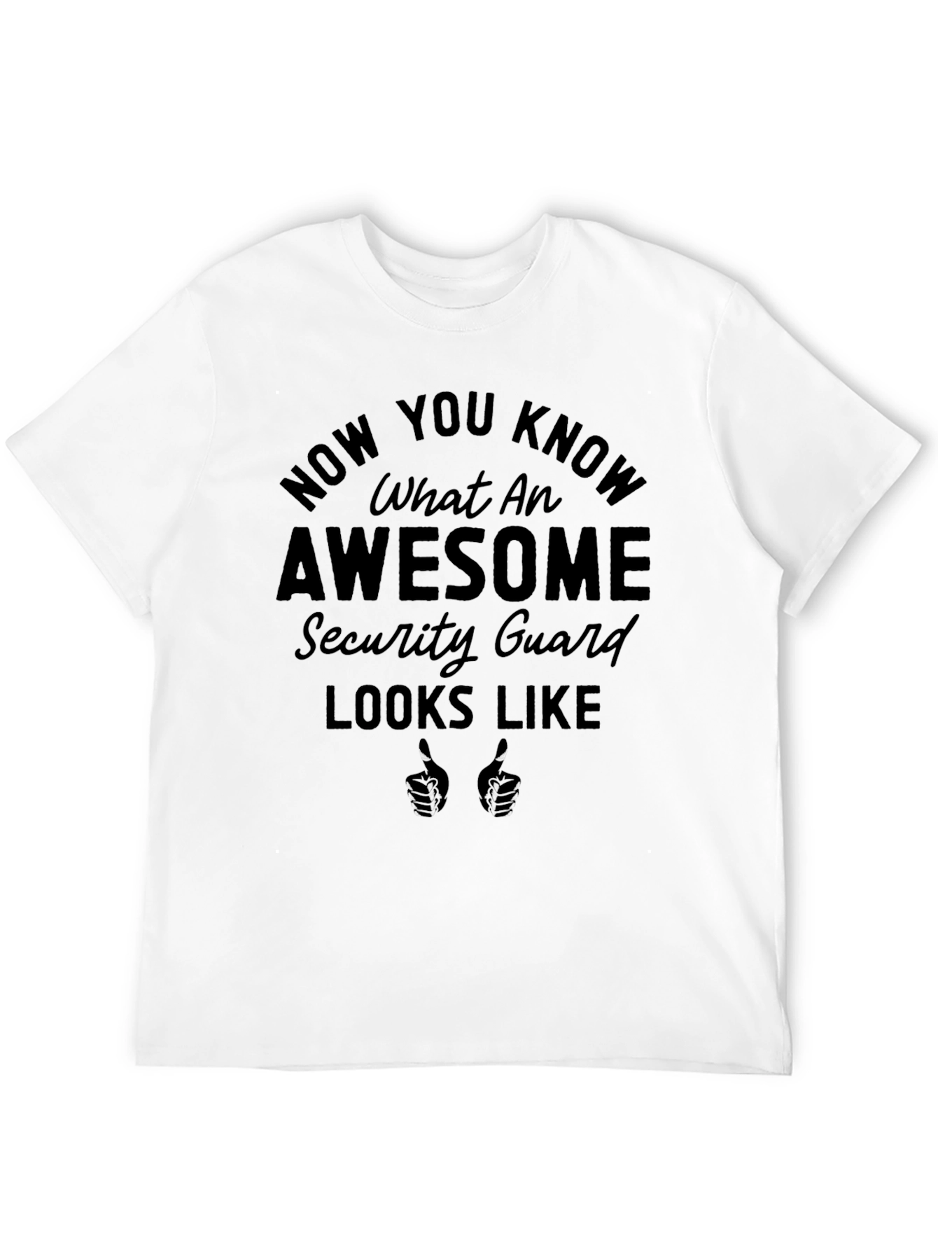 Awesome Security Guard T-Shirt - Black