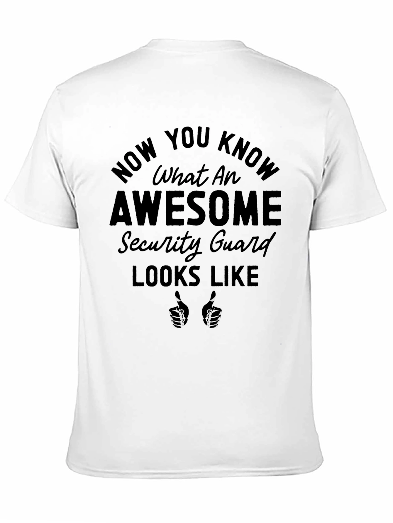 Awesome Security Guard T-Shirt - Black
