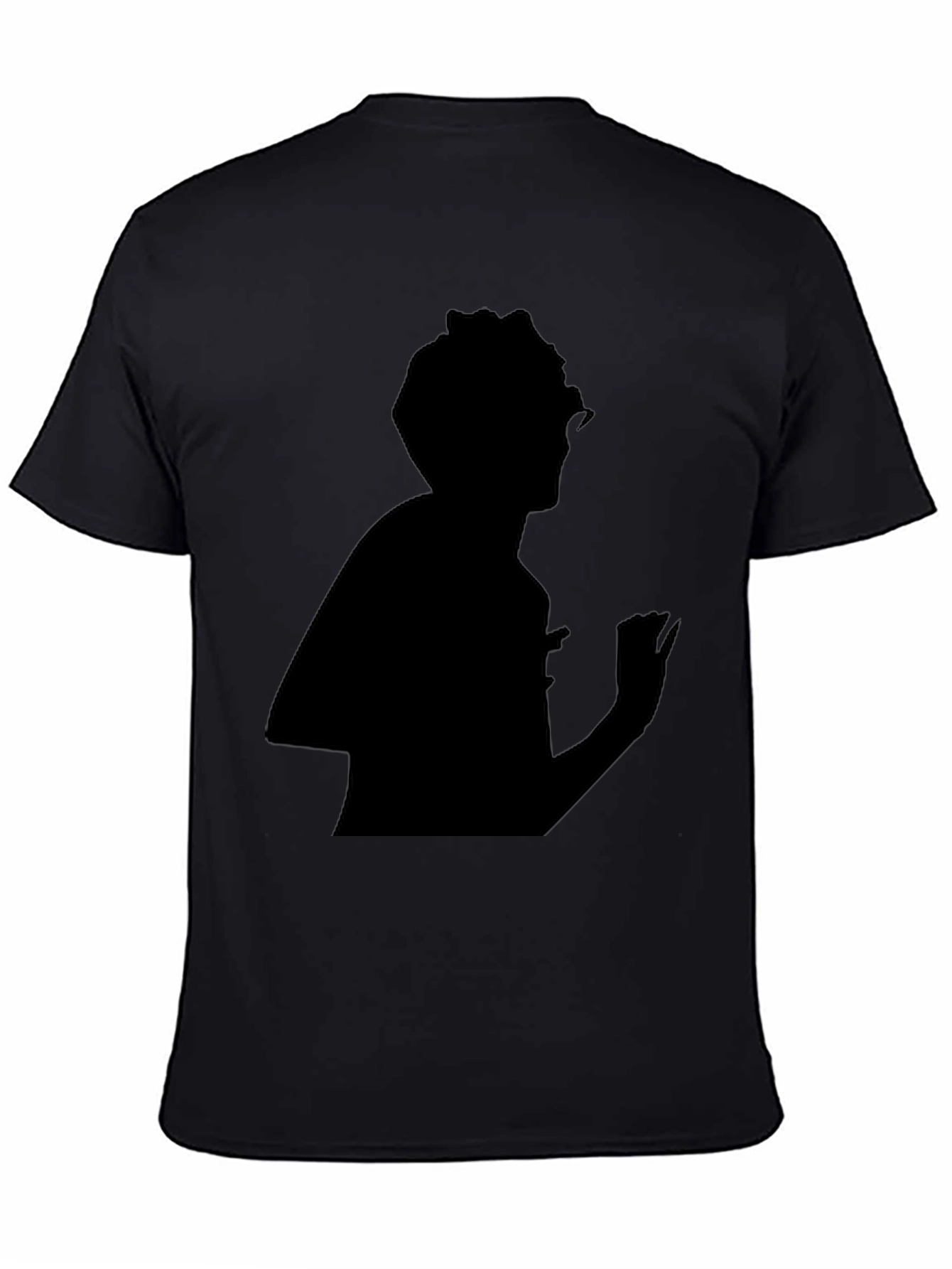 Silhouette Graphic Tee - Stylish Black T-Shirt