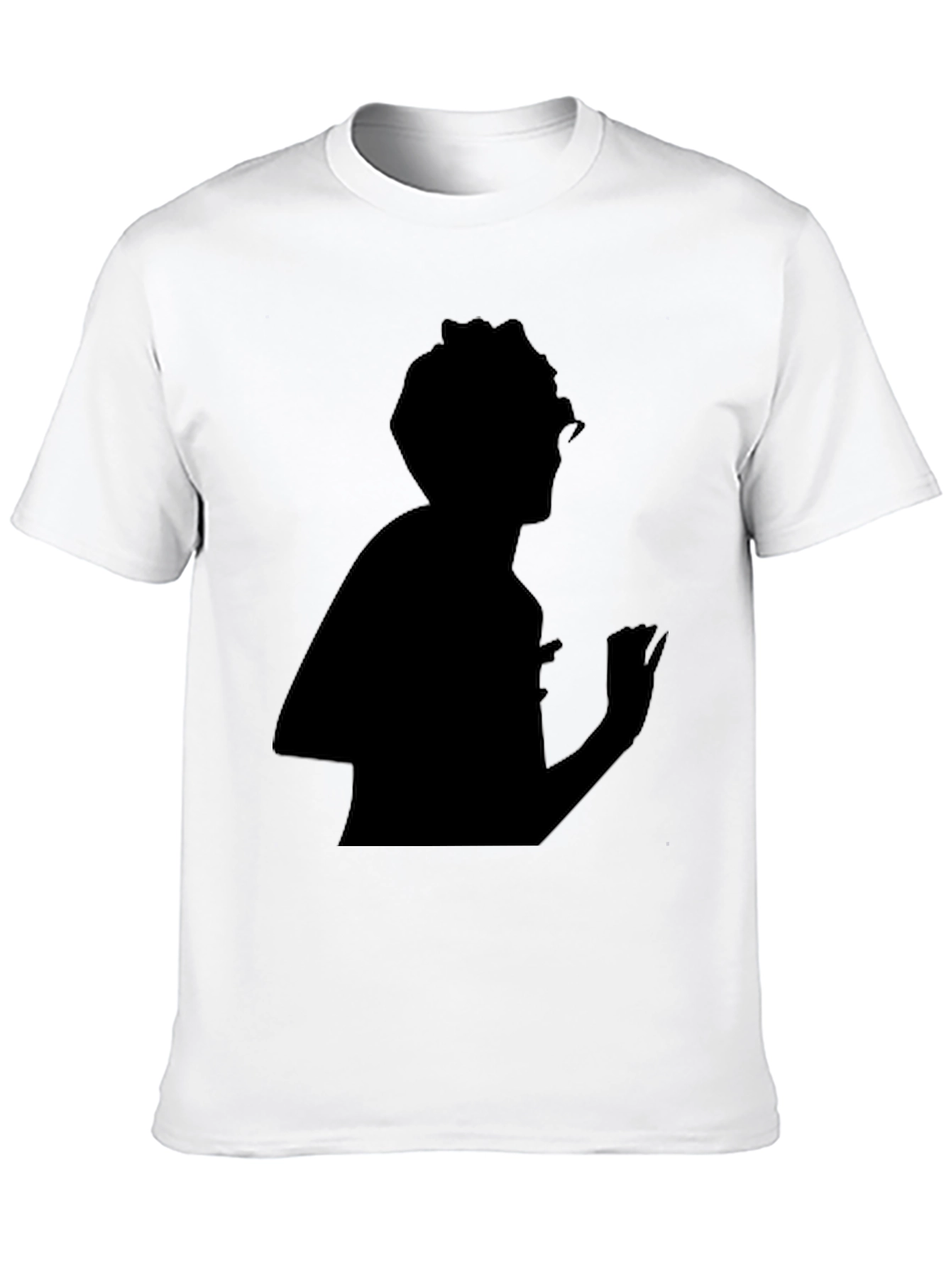 Silhouette Graphic Tee - Stylish Black T-Shirt