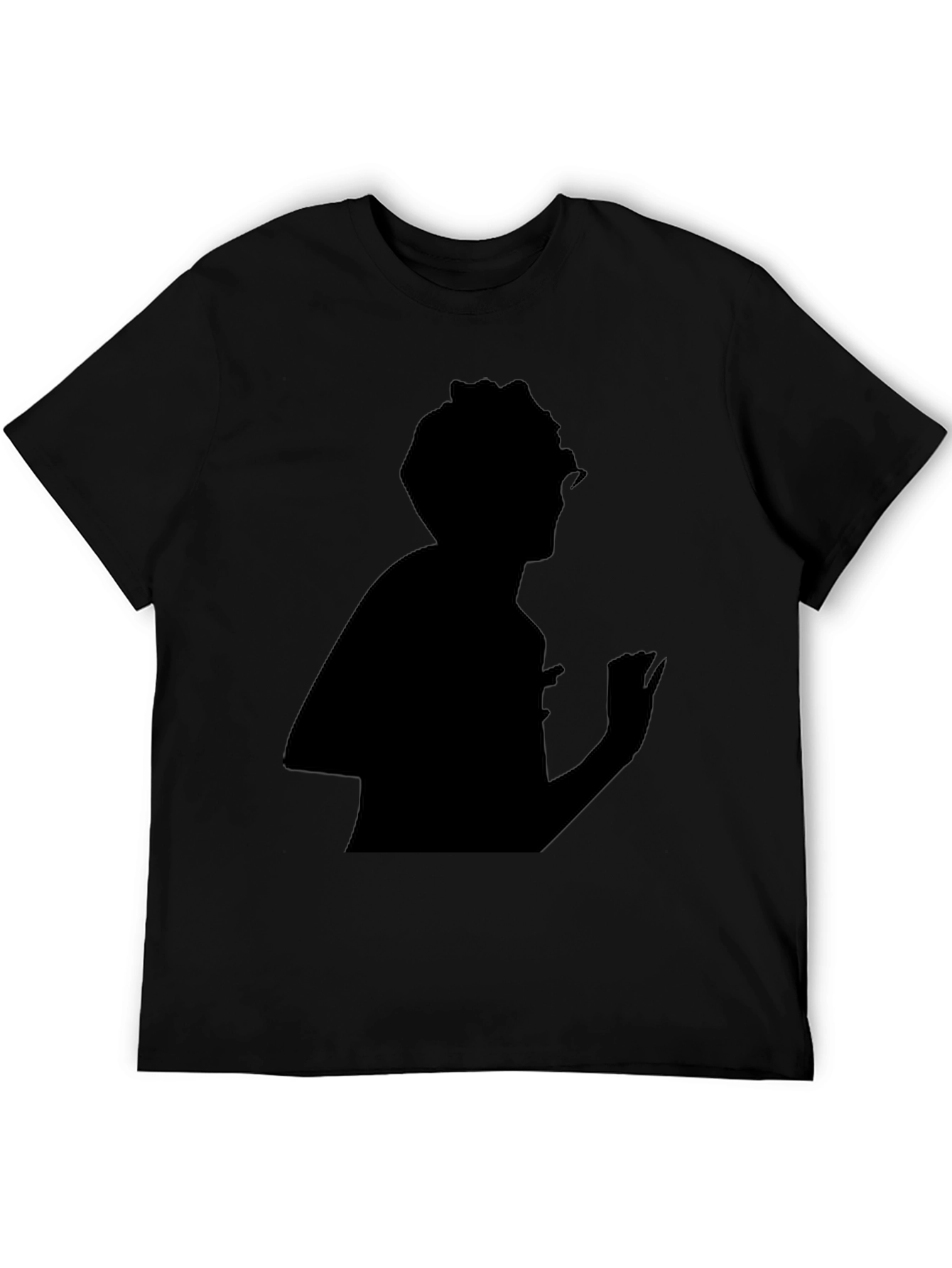 Silhouette Graphic Tee - Stylish Black T-Shirt