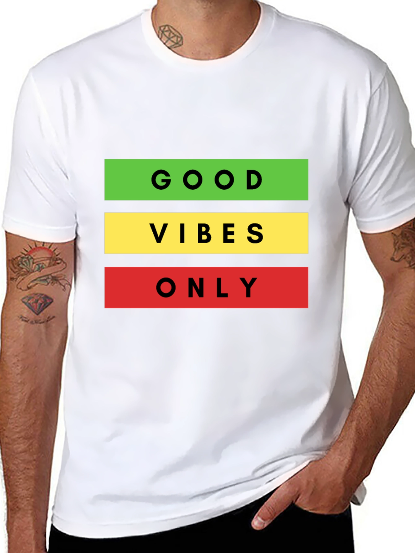 Good Vibes Only Graphic Tee - Black