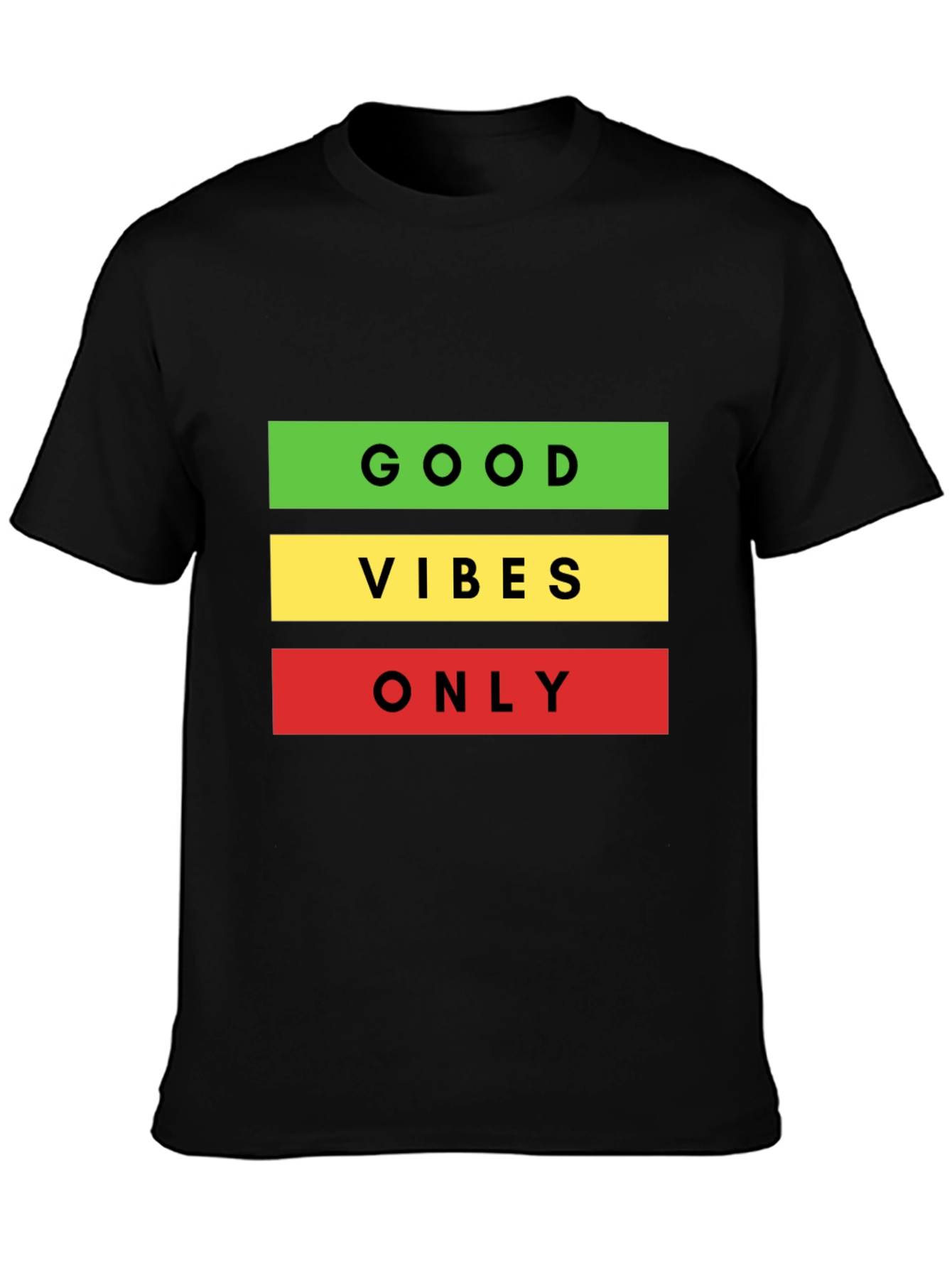 Good Vibes Only Graphic Tee - Black
