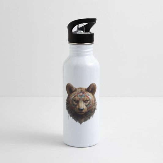 Bear face, animal, decorated