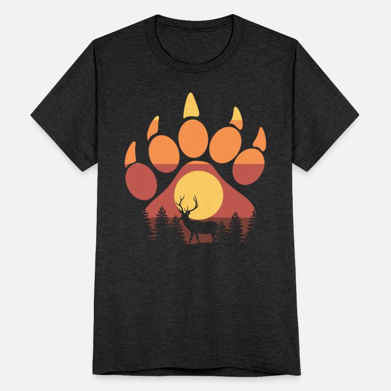 Bear Paw Silhouette Wildlife Biologist