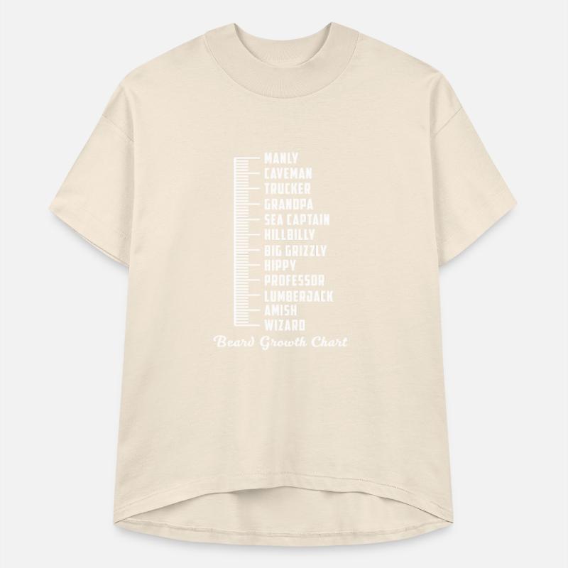 Beard Growth Chart Funny Manly Humor Facial Hair