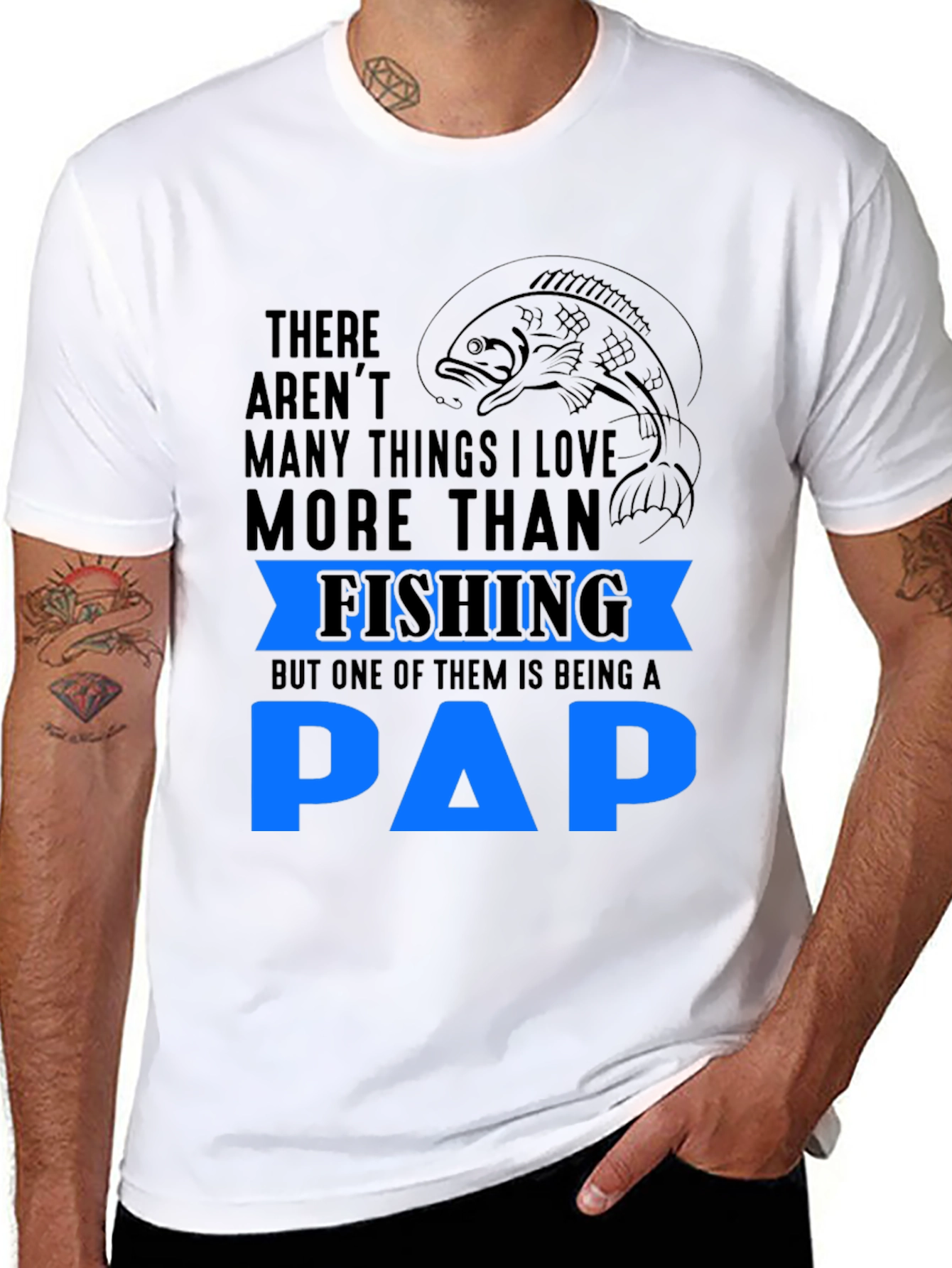 Fishing PAP T-Shirt - Fathers Day Gift