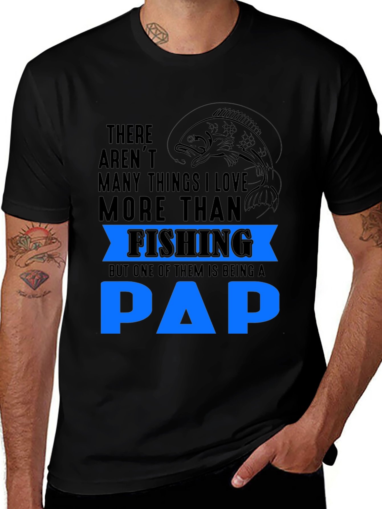 Fishing PAP T-Shirt - Fathers Day Gift