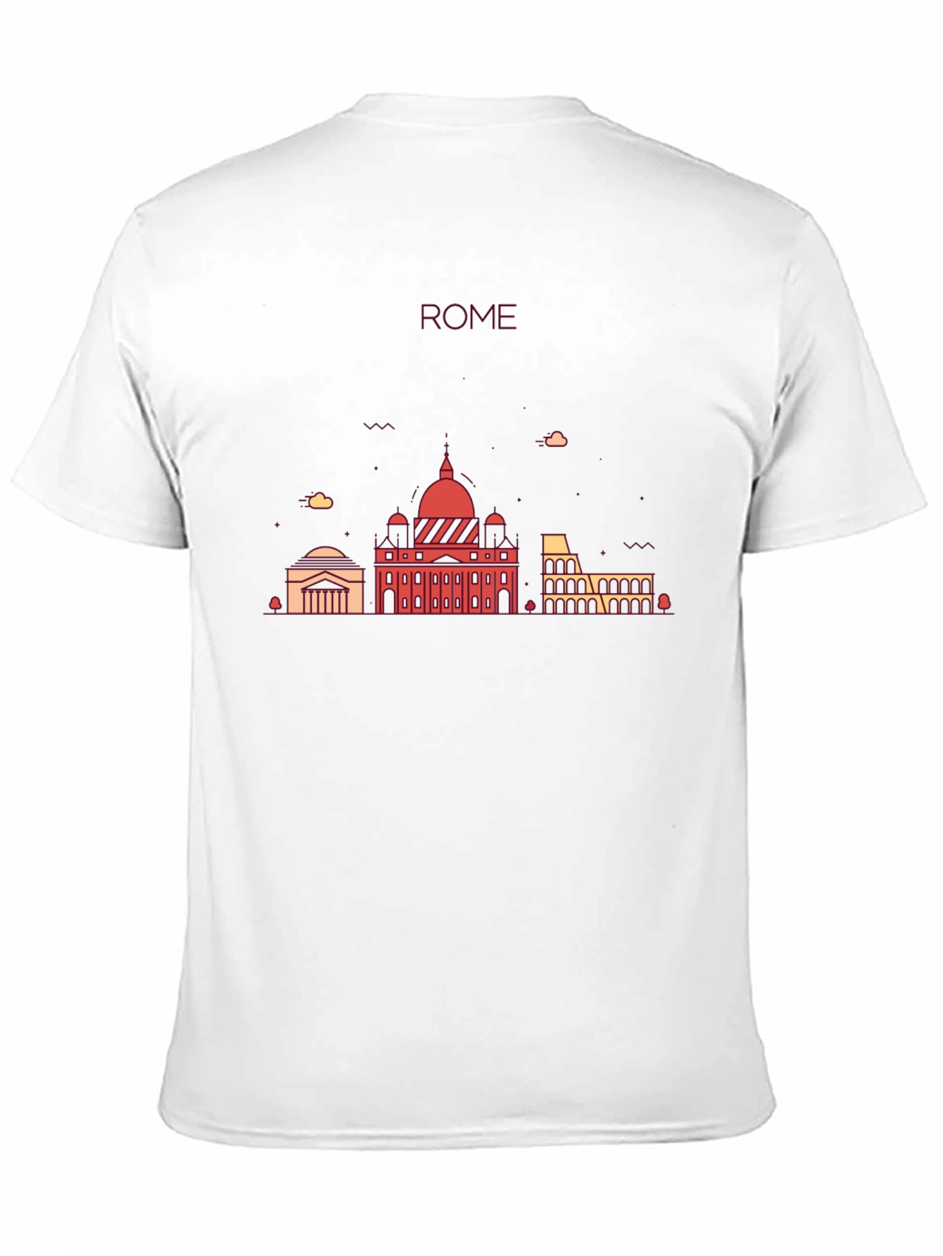 Rome Skyline Graphic T-Shirt - Classic City Tee