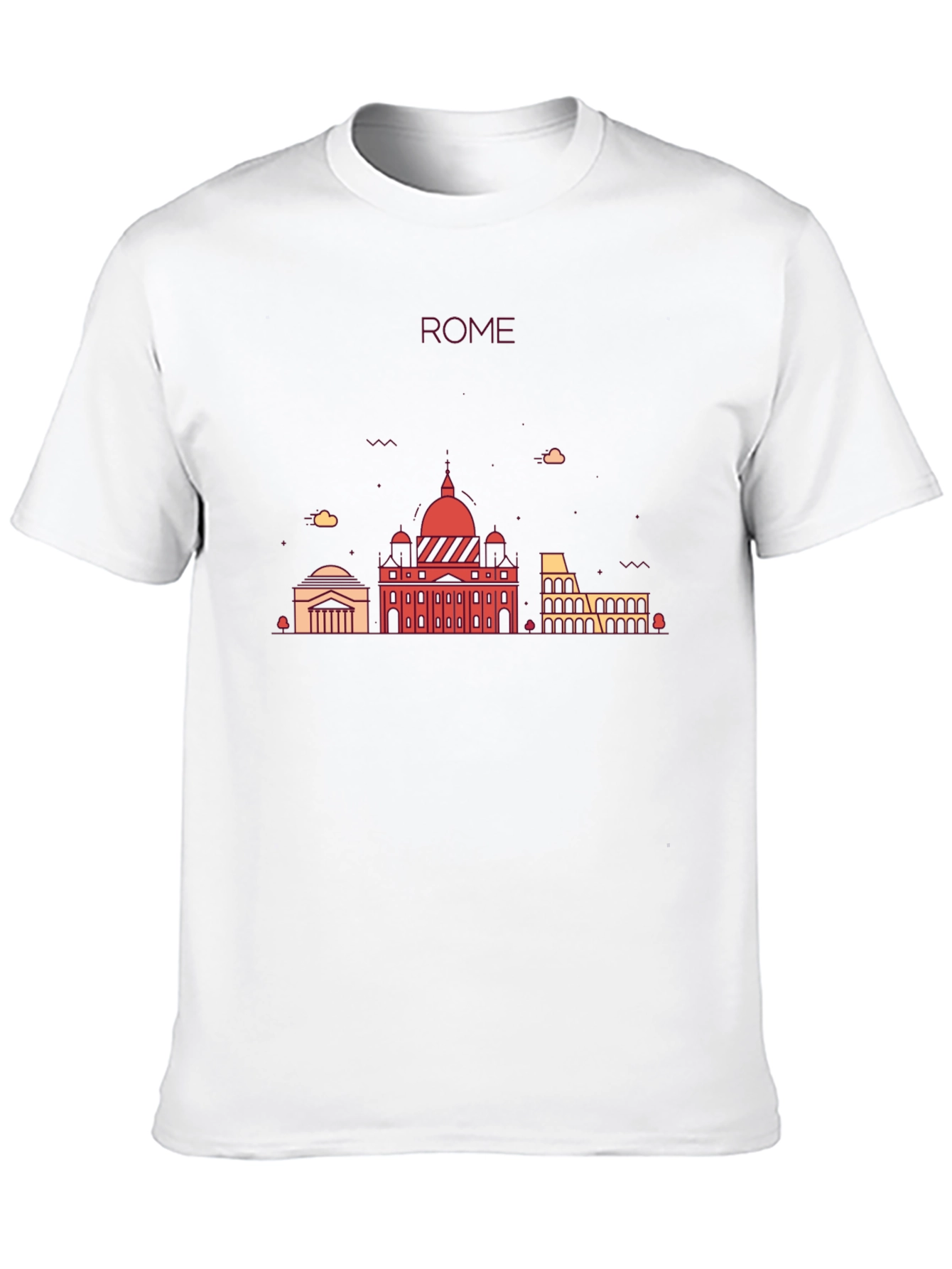Rome Skyline Graphic T-Shirt - Classic City Tee