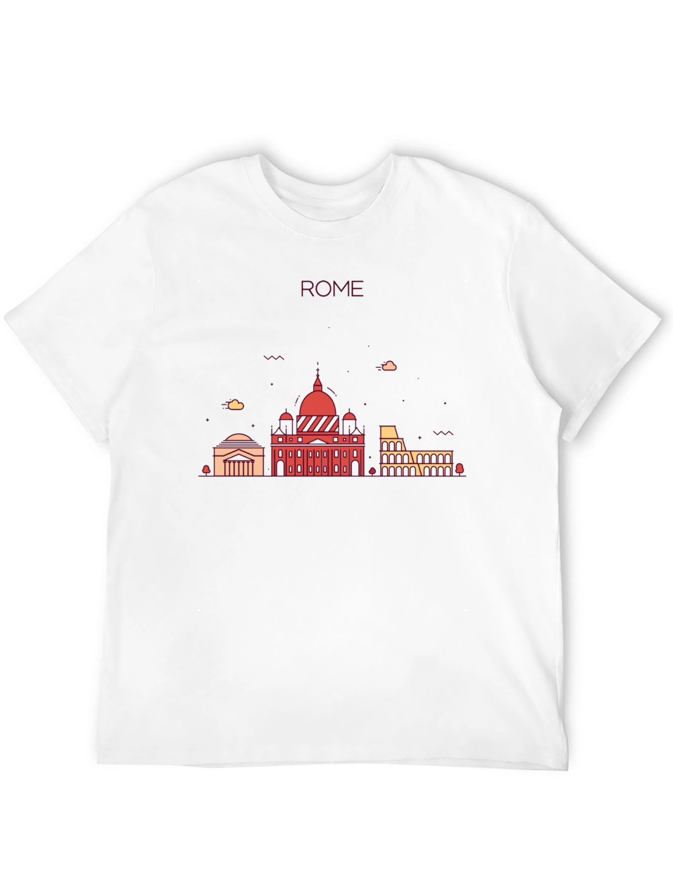Rome Skyline Graphic T-Shirt - Classic City Tee