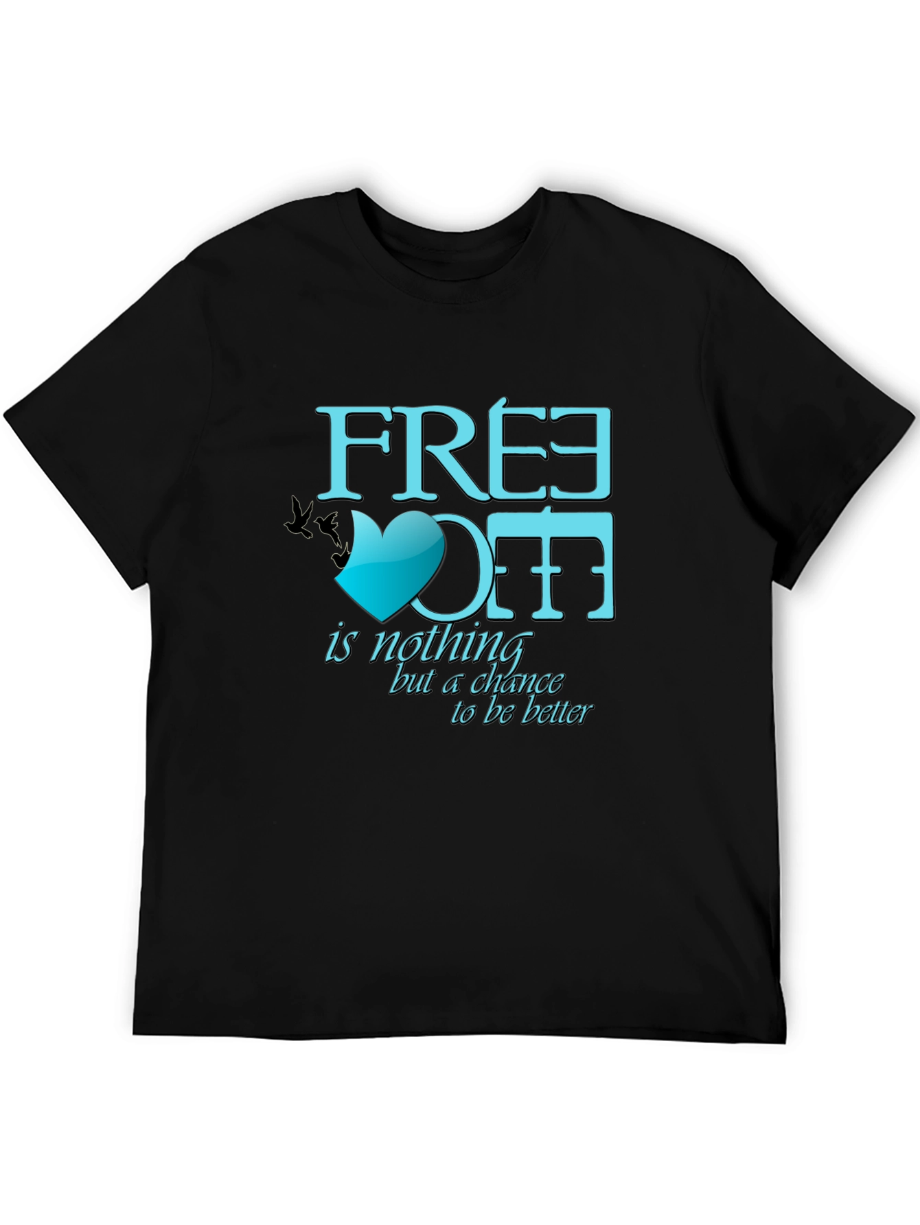 Freedom Graphic T-Shirt - Mens Casual Tee