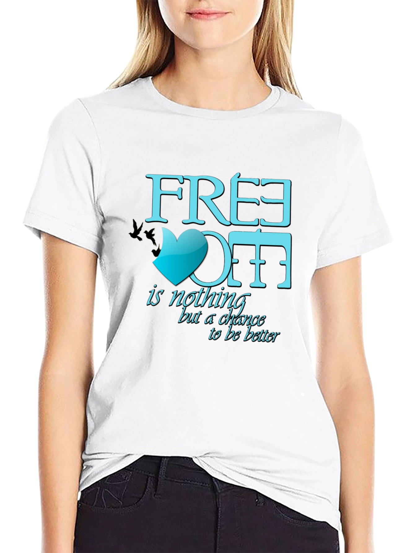 Freedom Graphic T-Shirt - Mens Casual Tee