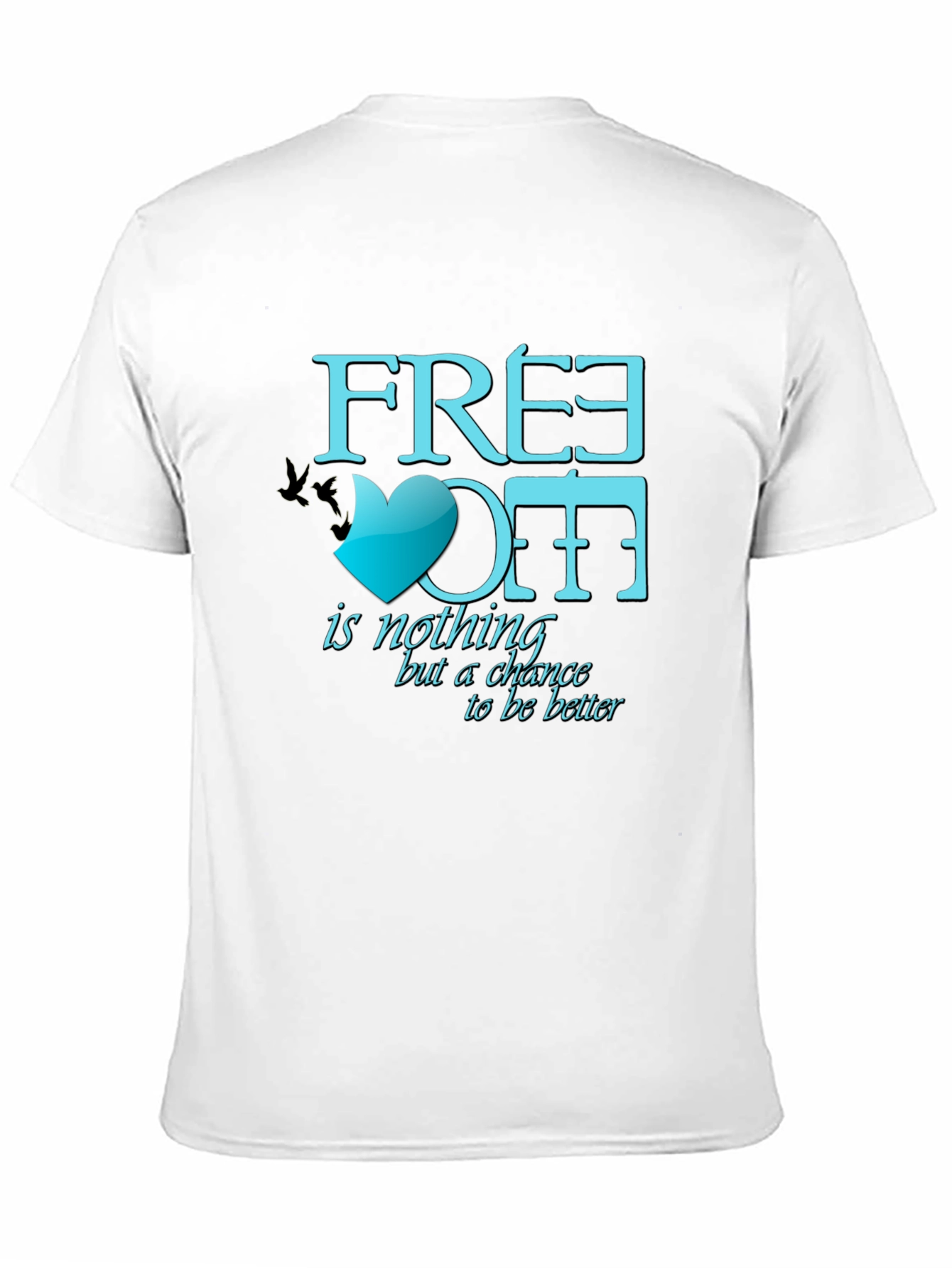 Freedom Graphic T-Shirt - Mens Casual Tee