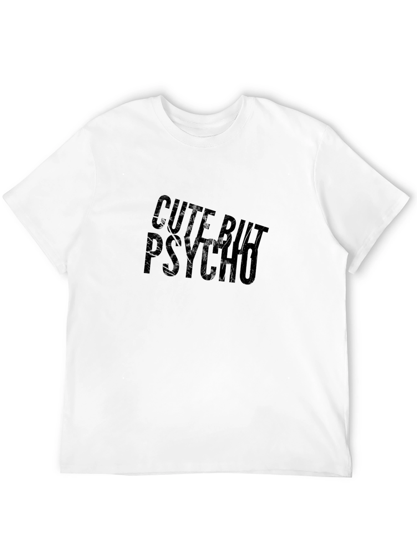 Cute But Psycho Black Graphic Tee