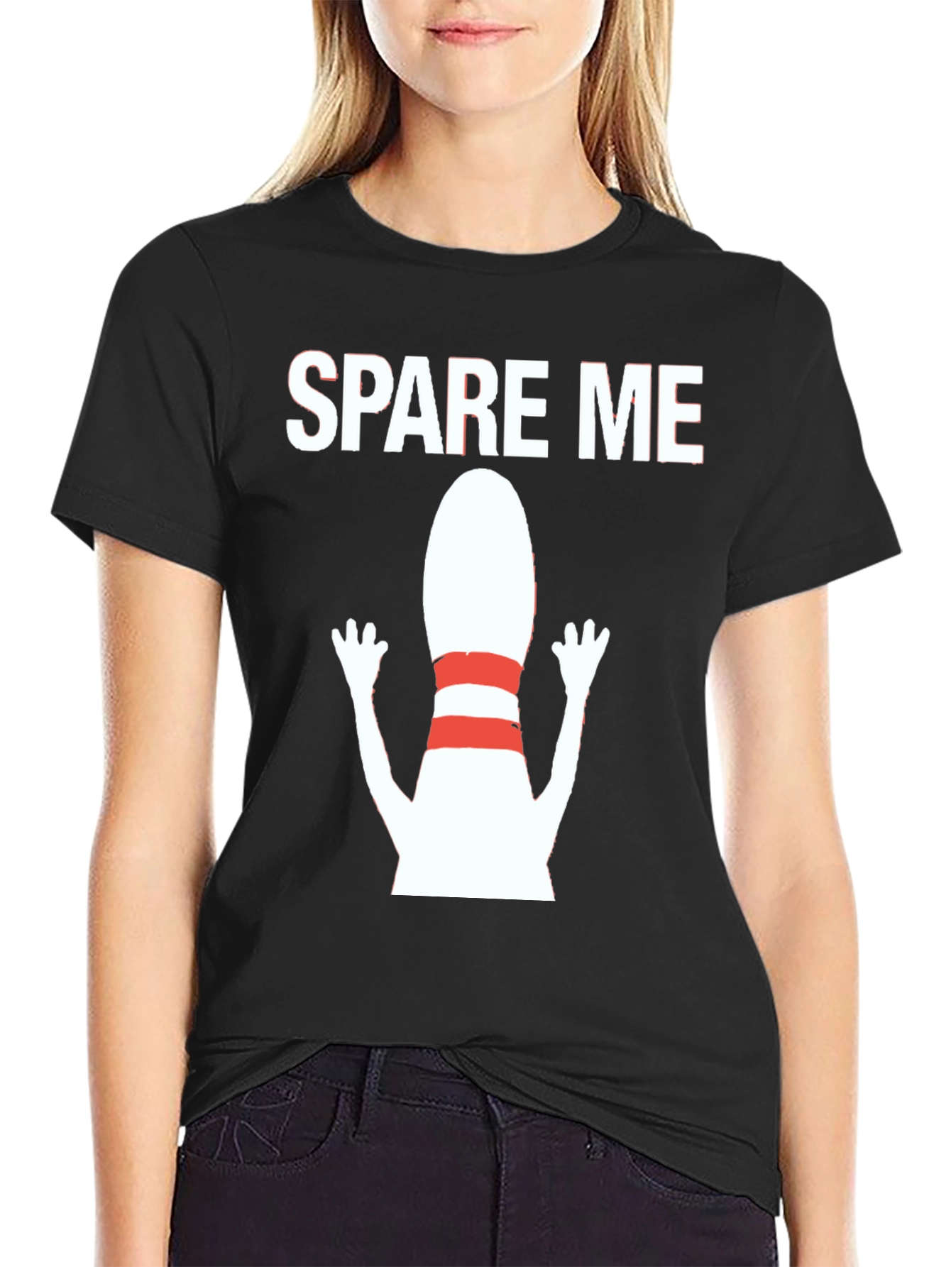 Spare Me Bowling T-Shirt - Novelty Tee