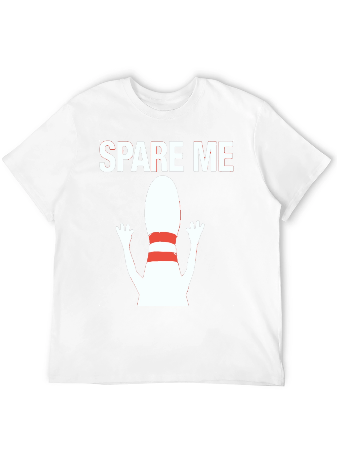 Spare Me Bowling T-Shirt - Novelty Tee