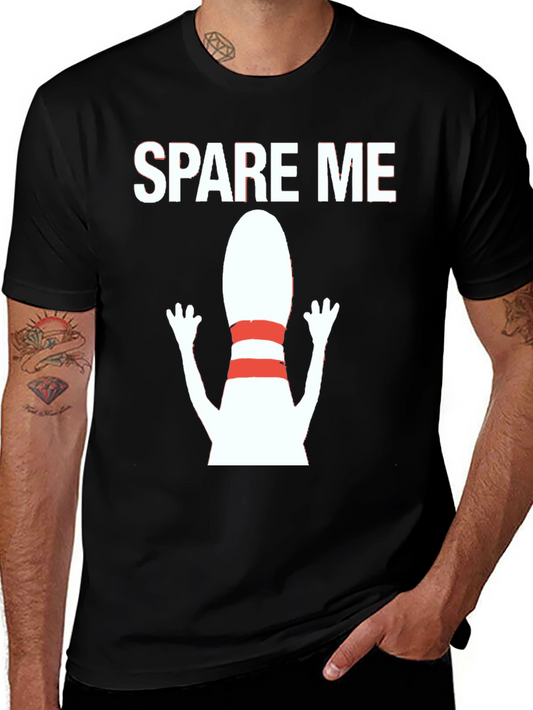 Spare Me Bowling T-Shirt - Novelty Tee