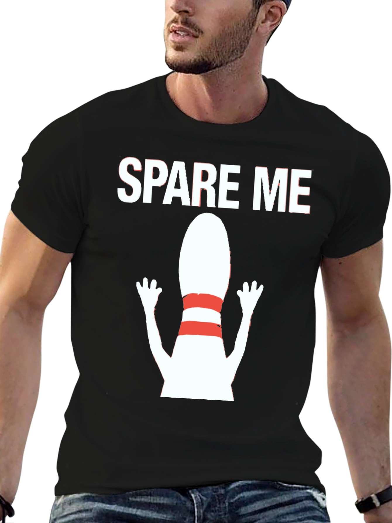 Spare Me Bowling T-Shirt - Novelty Tee