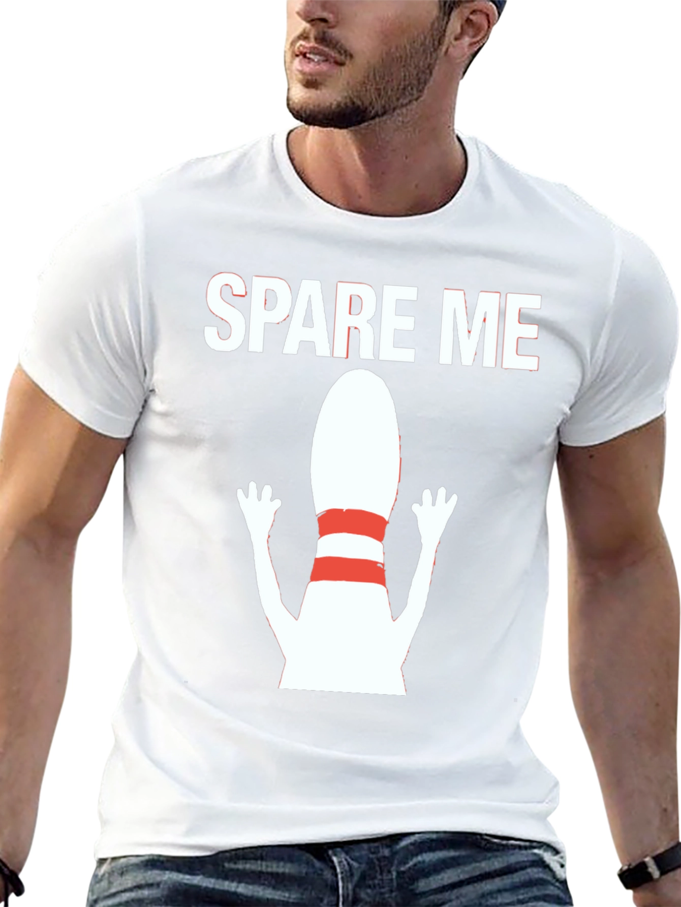 Spare Me Bowling T-Shirt - Novelty Tee