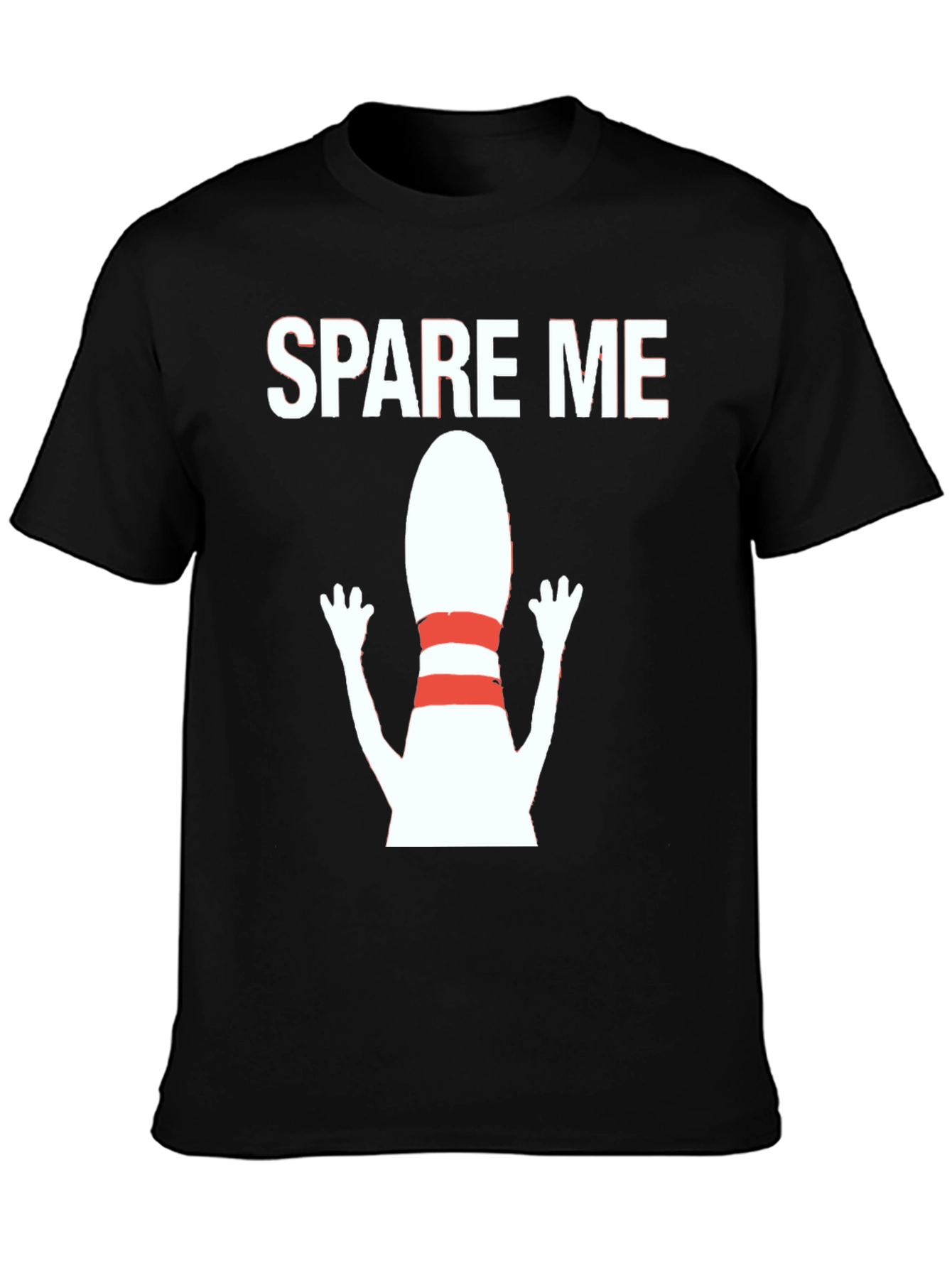 Spare Me Bowling T-Shirt - Novelty Tee