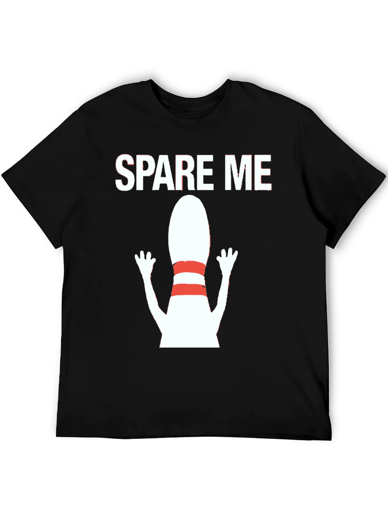Spare Me Bowling T-Shirt - Novelty Tee