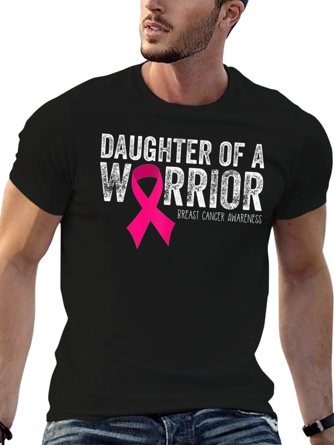 Daughter of a Warrior Breast Cancer Awareness T-Shirt