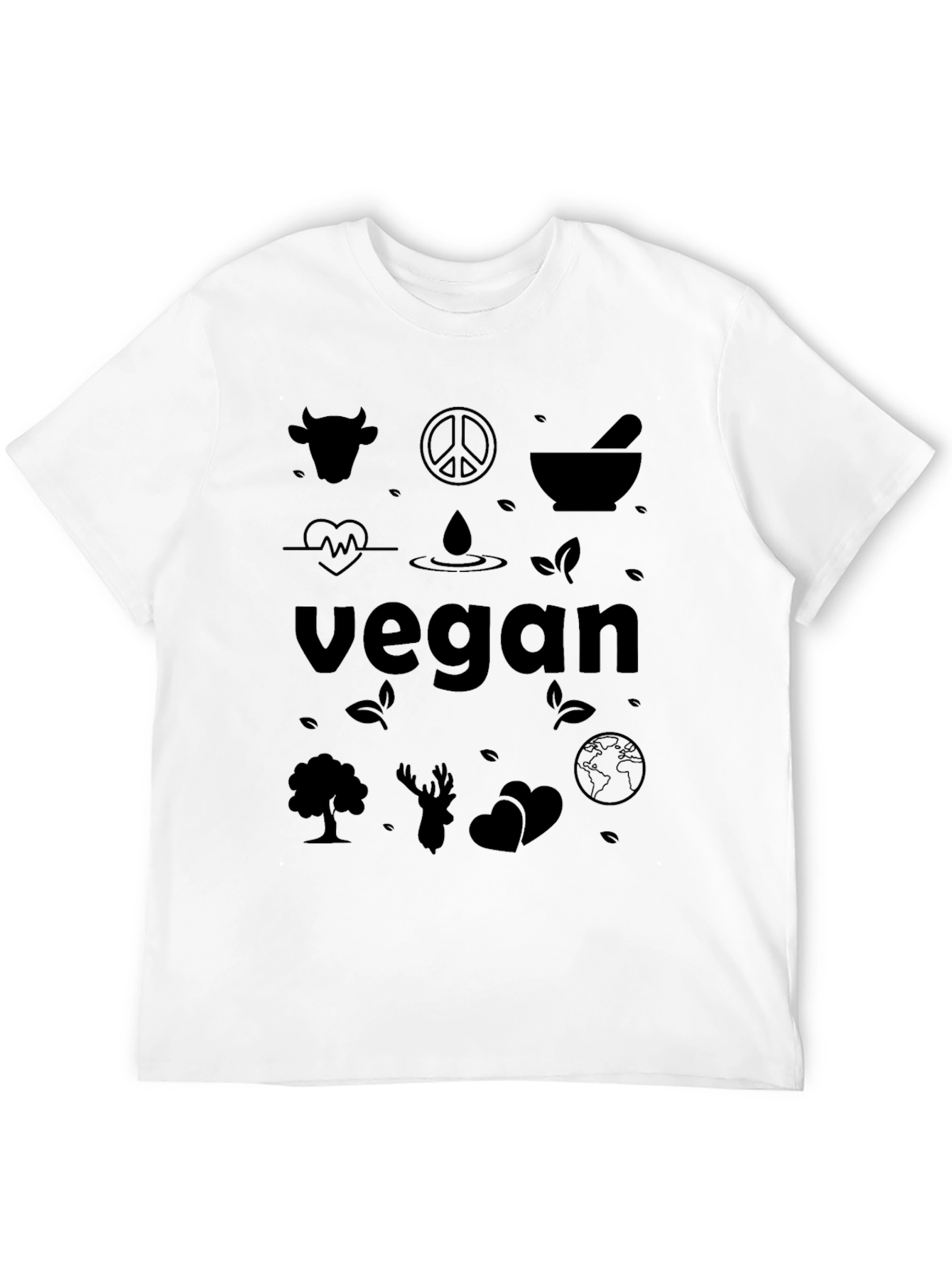 Vegan Graphic T-Shirt - Animal Lover Tee
