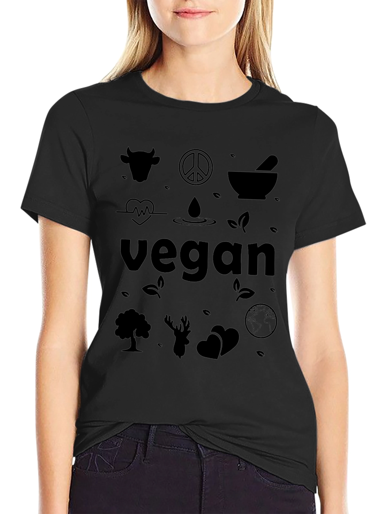 Vegan Graphic T-Shirt - Animal Lover Tee