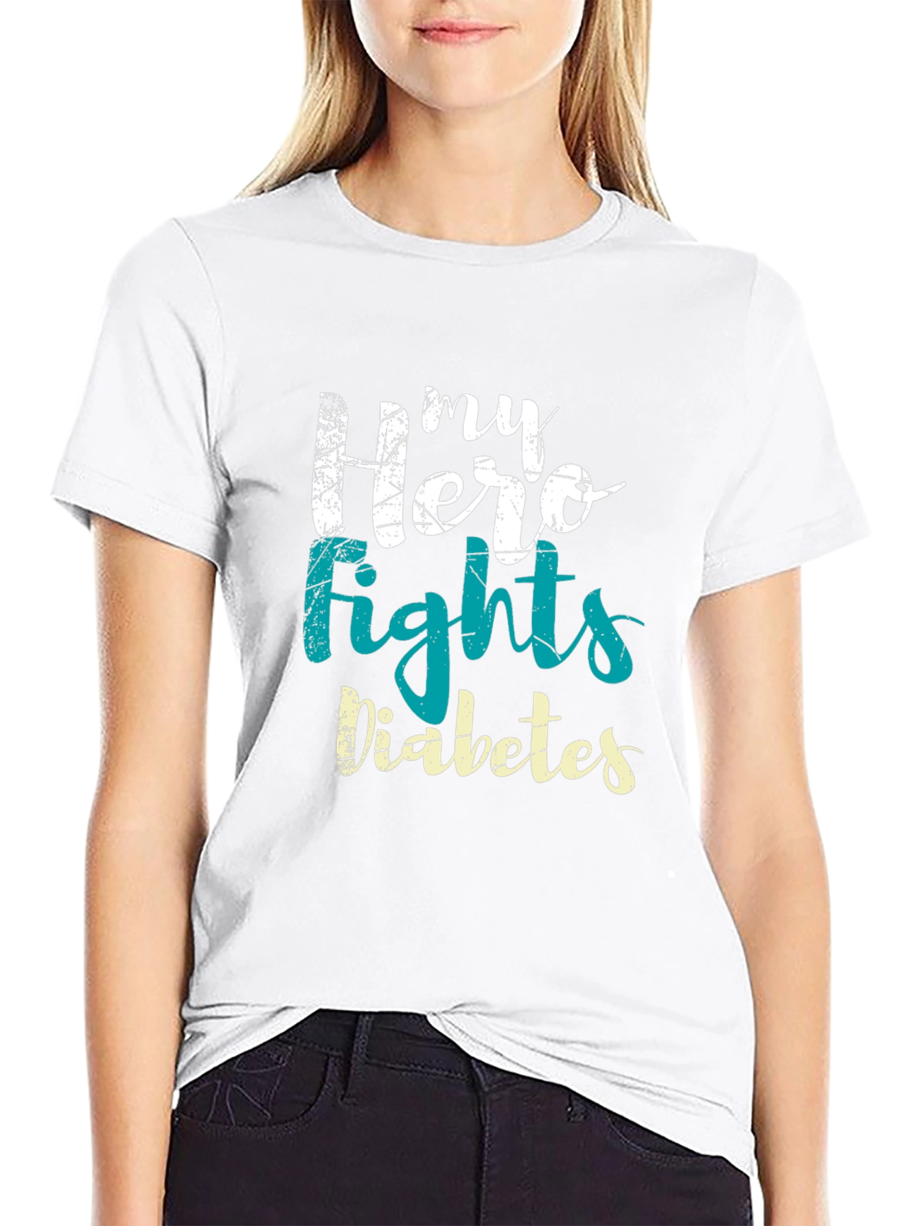 My Hero Fights Diabetes T-Shirt