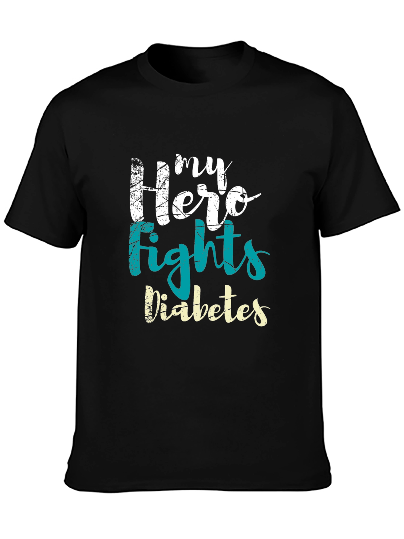 My Hero Fights Diabetes T-Shirt