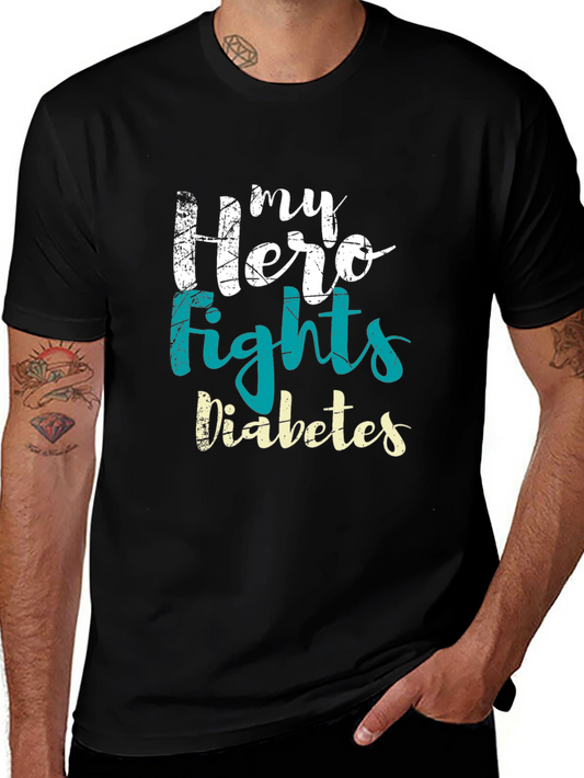 My Hero Fights Diabetes T-Shirt