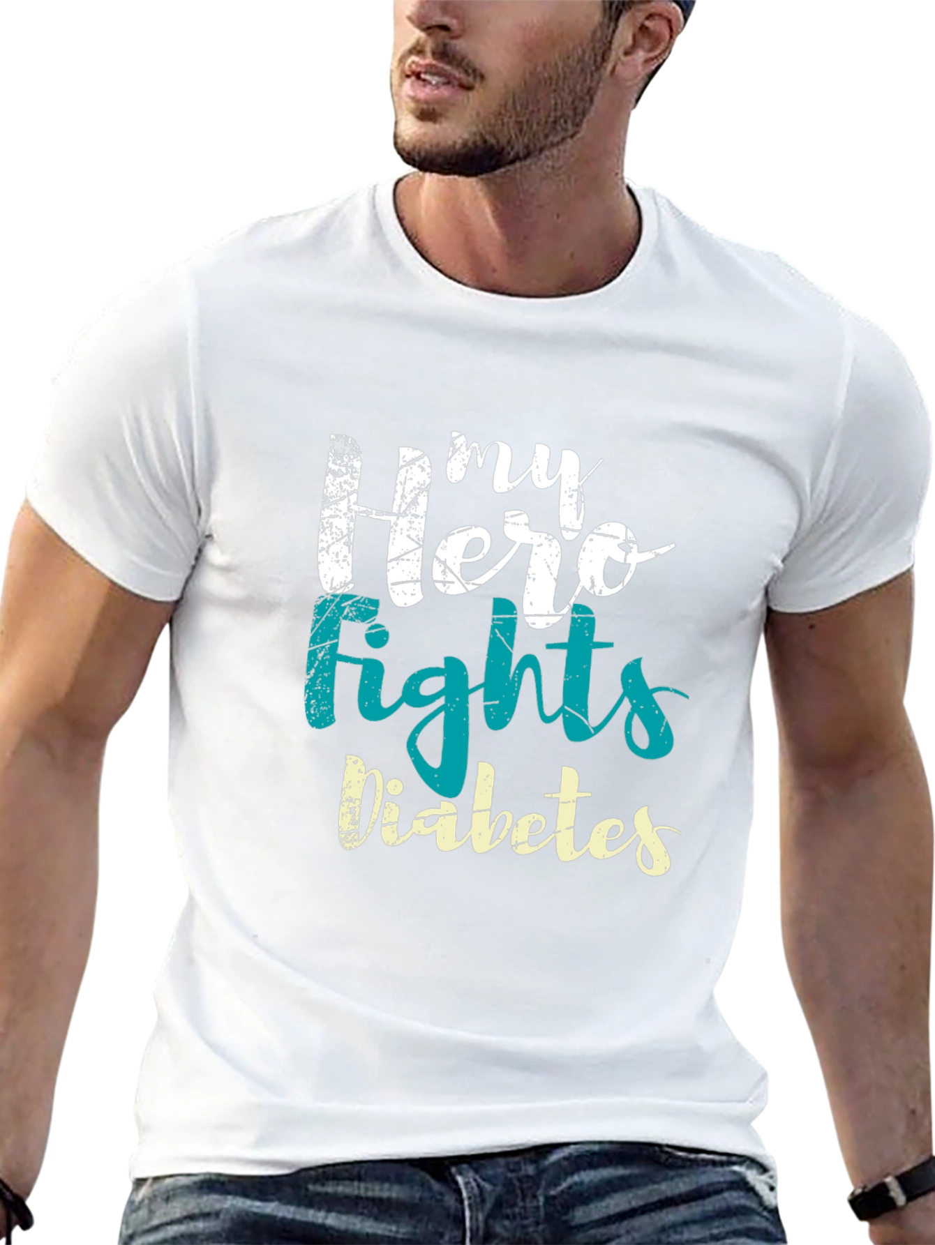 My Hero Fights Diabetes T-Shirt