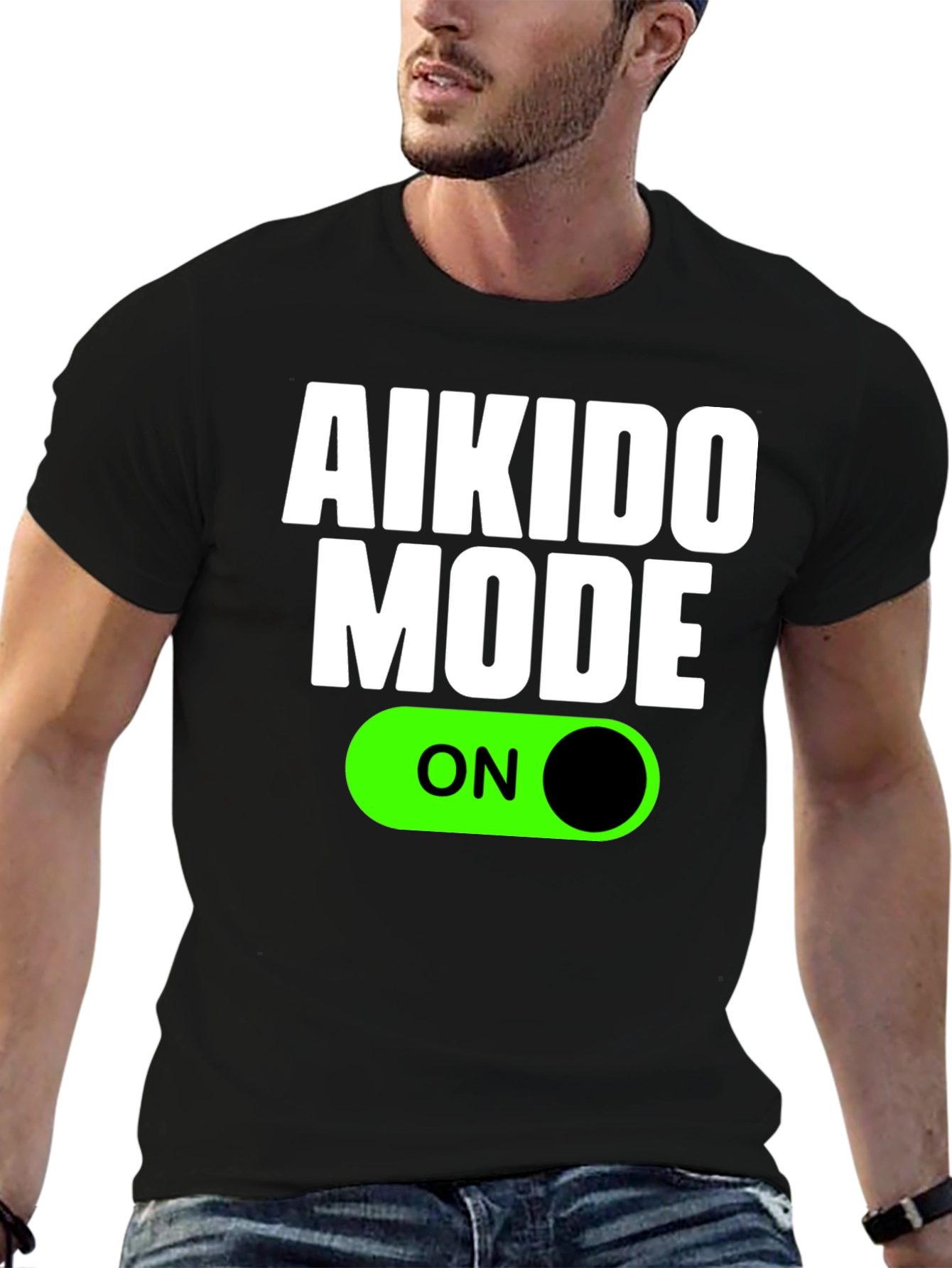 Aikido Mode ON Black T-Shirt