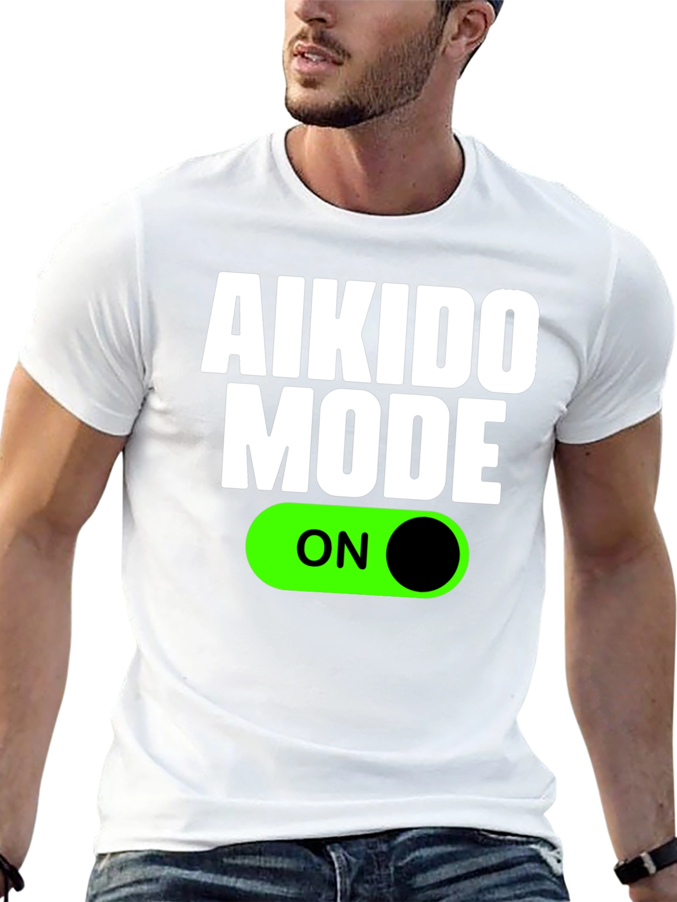 Aikido Mode ON Black T-Shirt