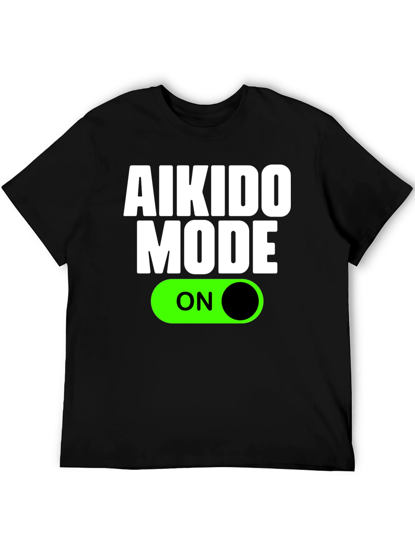 Aikido Mode ON Black T-Shirt