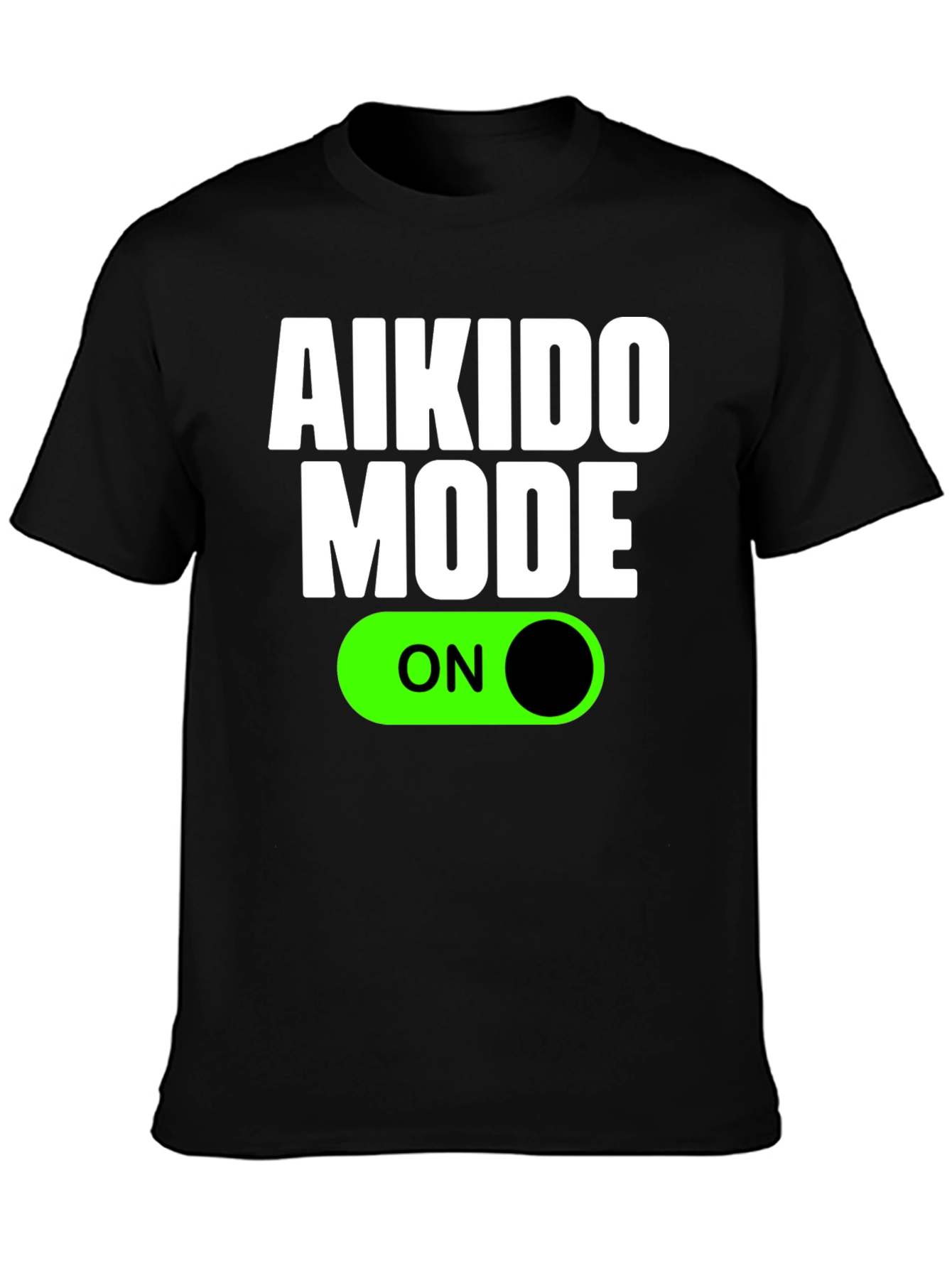 Aikido Mode ON Black T-Shirt