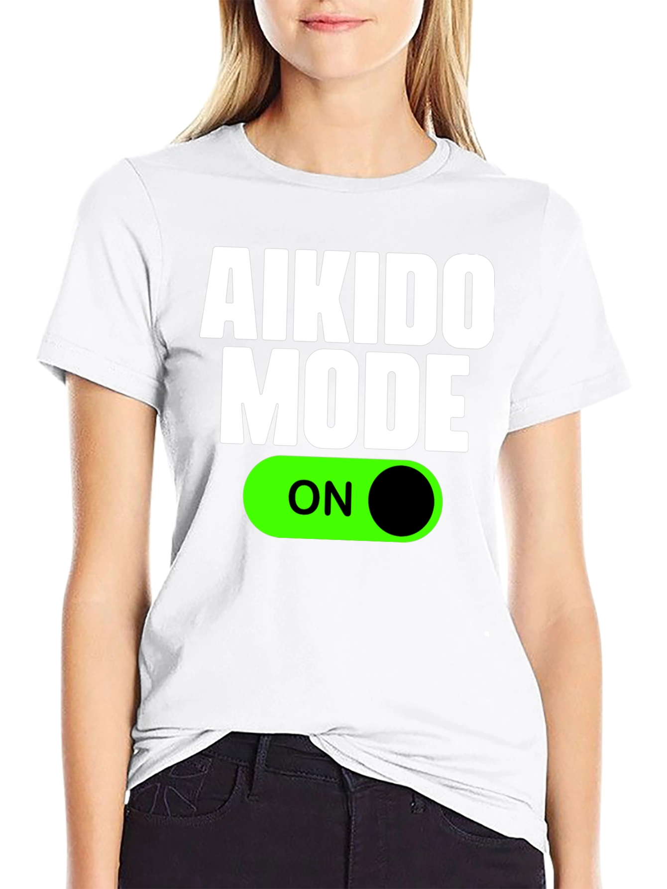 Aikido Mode ON Black T-Shirt