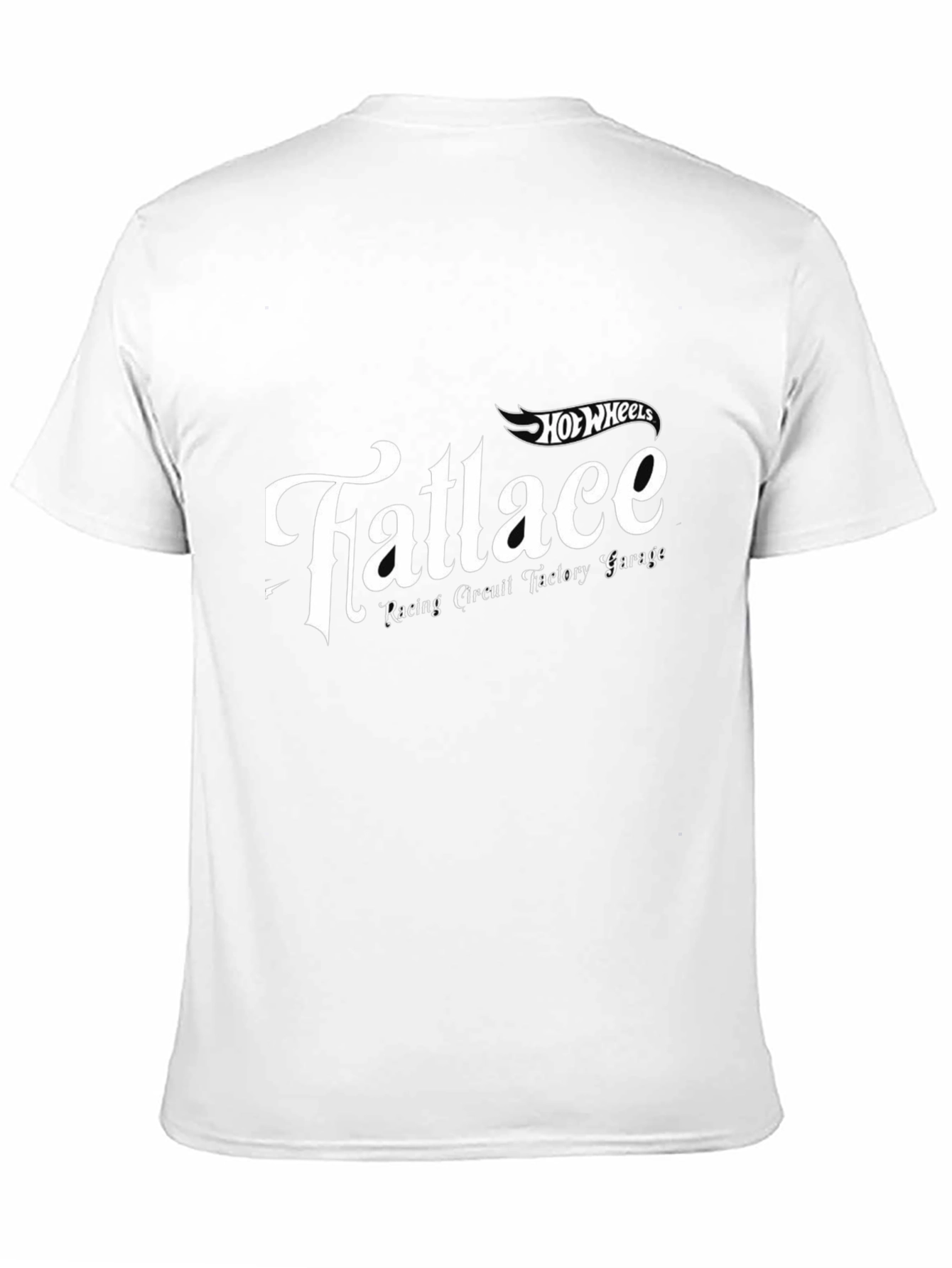 Fatlace Racing Circuit Garage Hot Wheels Black T-Shirt