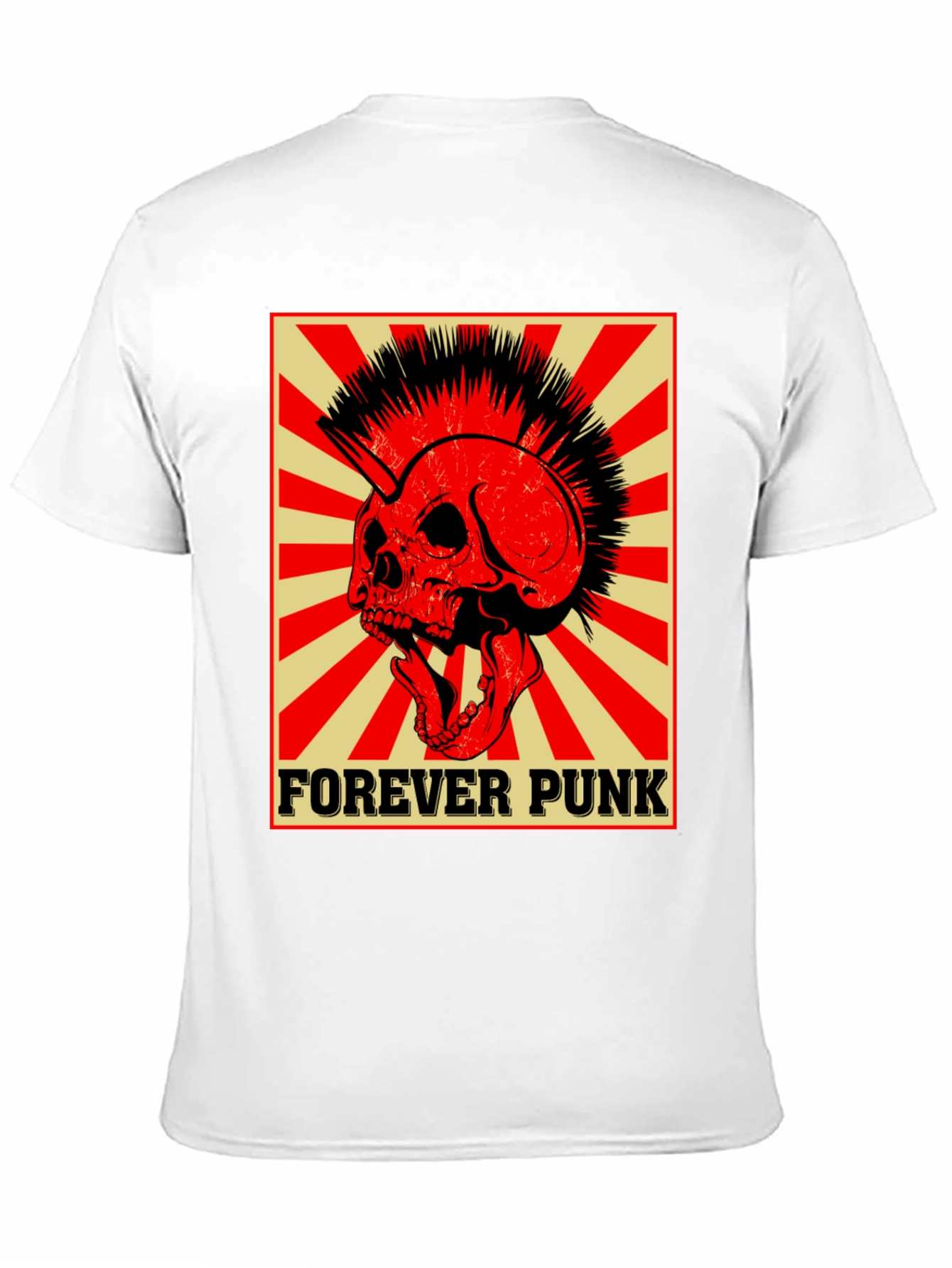 Forever Punk Skull Graphic Tee