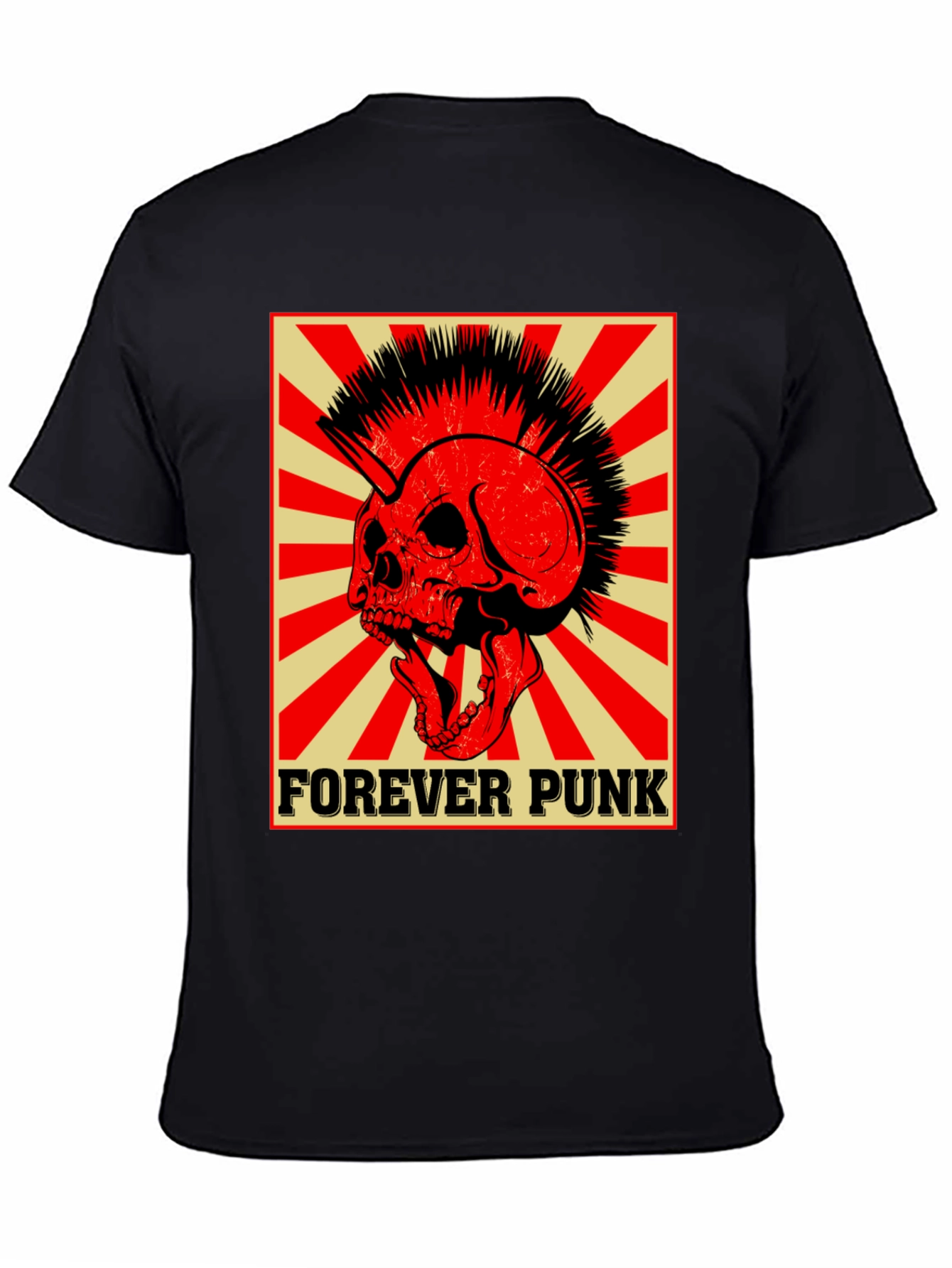 Forever Punk Skull Graphic Tee