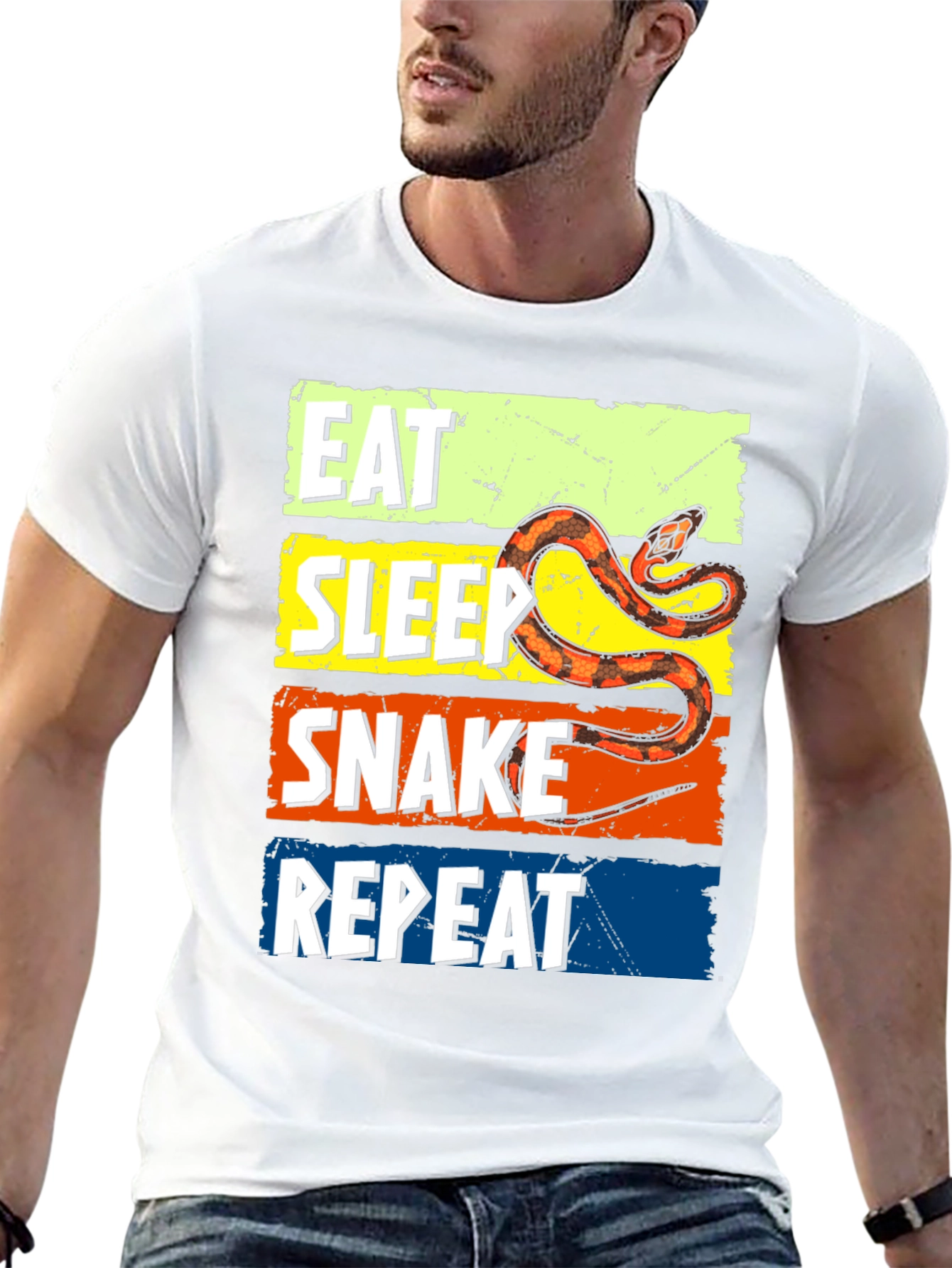 Eat Sleep Snake Repeat T-Shirt