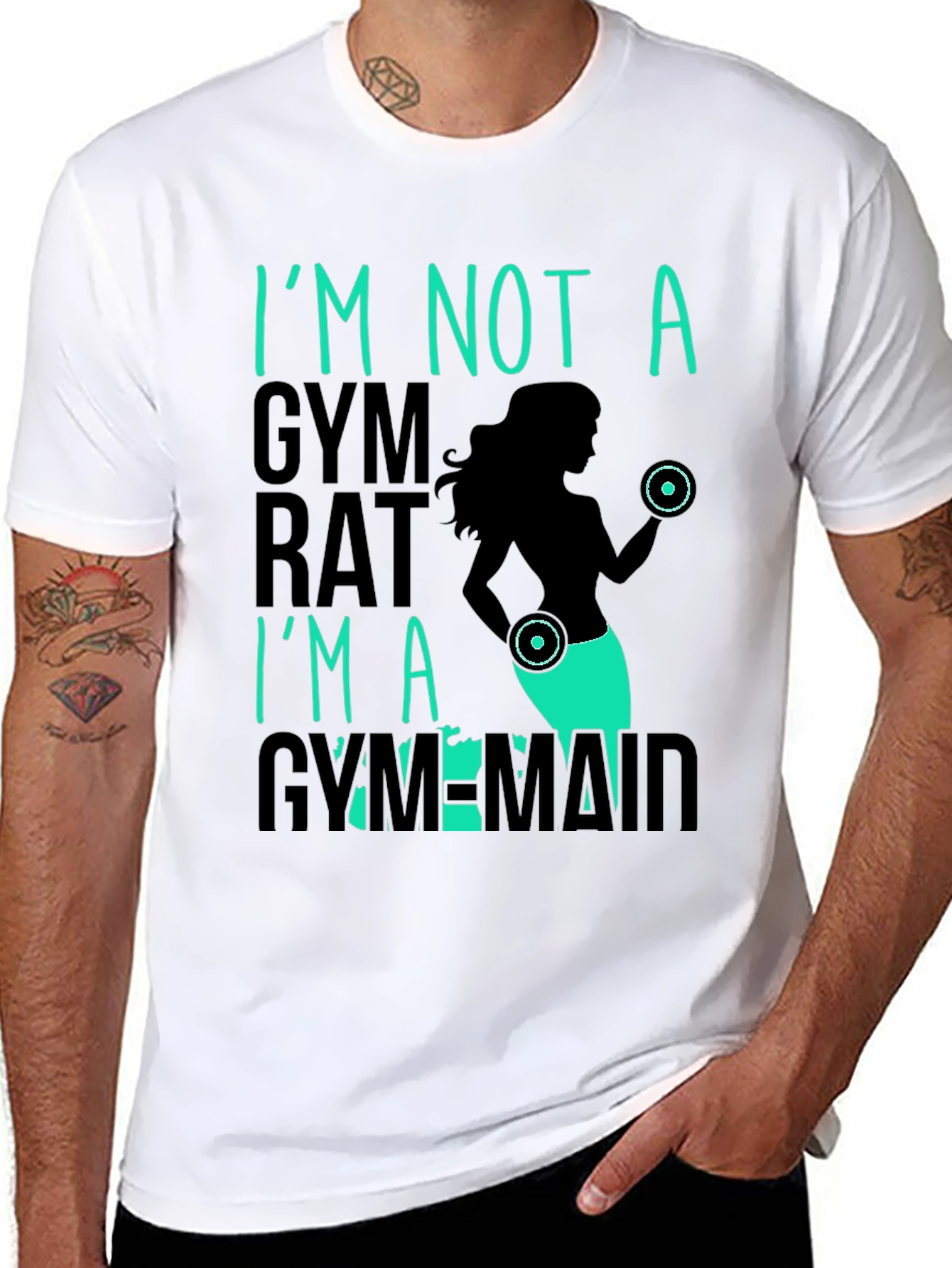 Gym Maid Graphic T-Shirt - Fitness Apparel