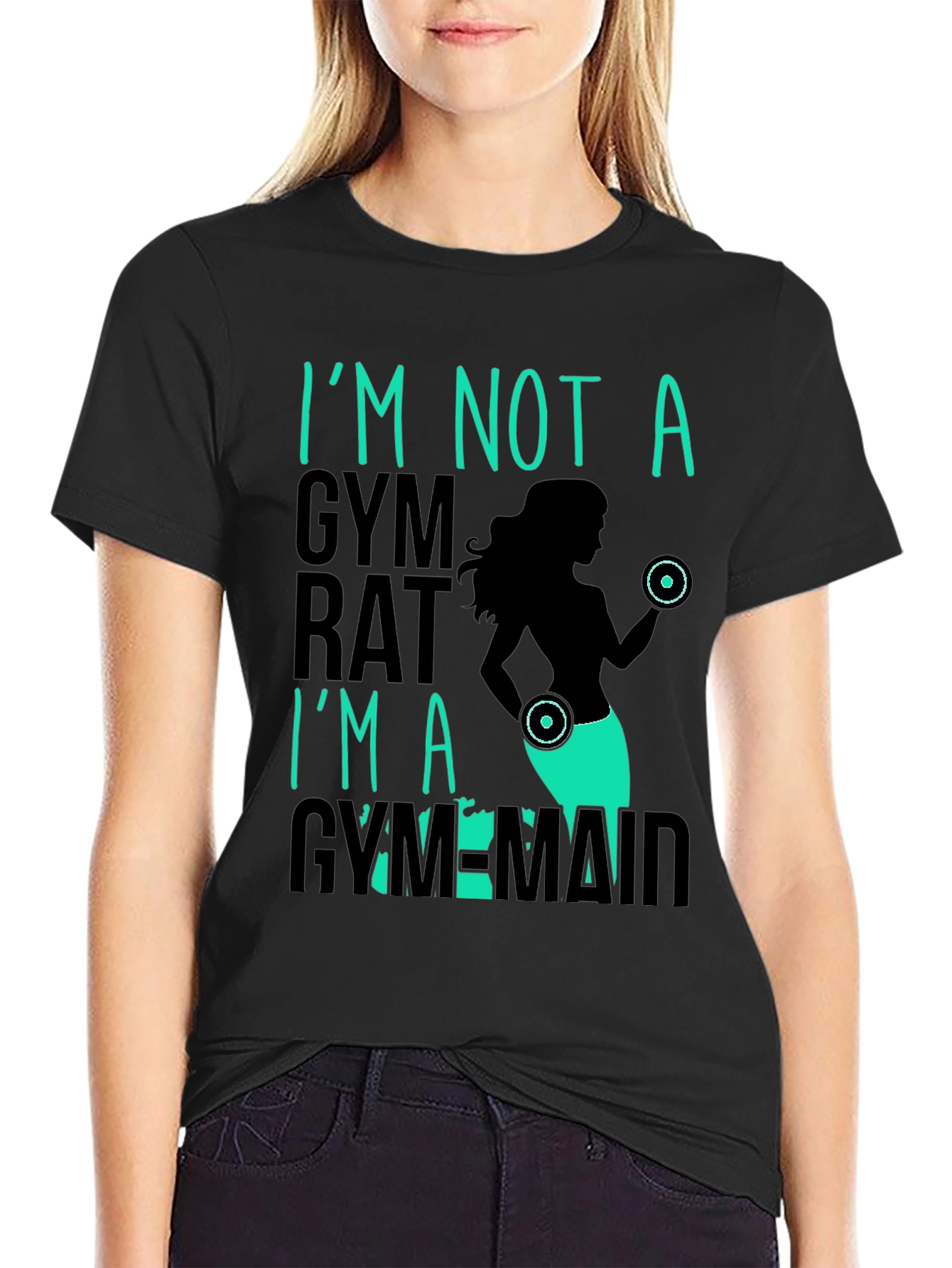 Gym Maid Graphic T-Shirt - Fitness Apparel