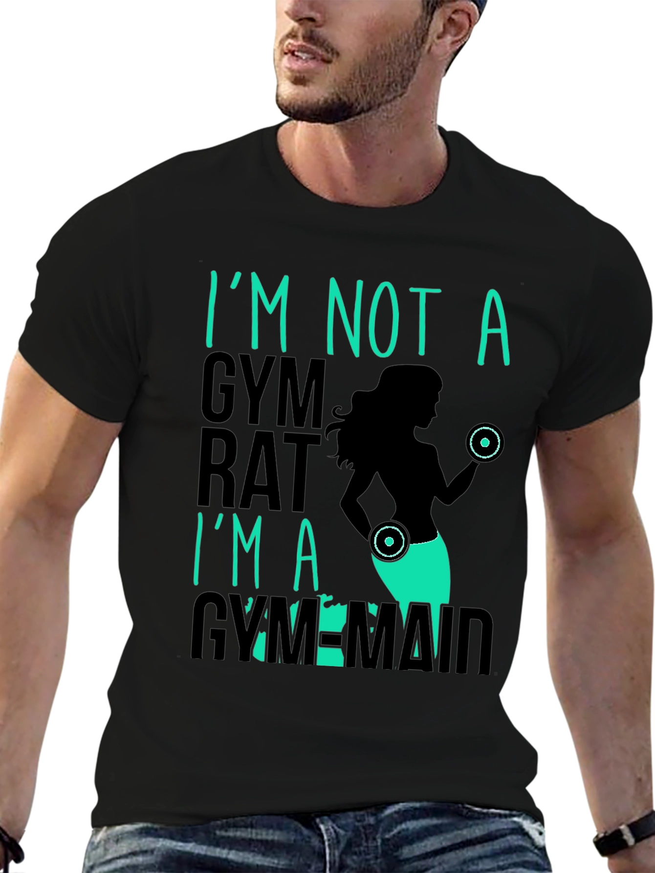 Gym Maid Graphic T-Shirt - Fitness Apparel